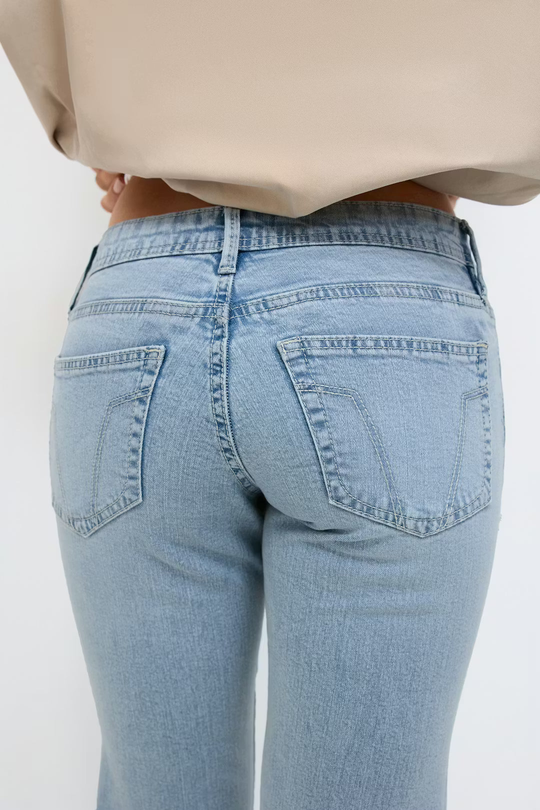 Valérinne Liora Low-Rise Flare Denim