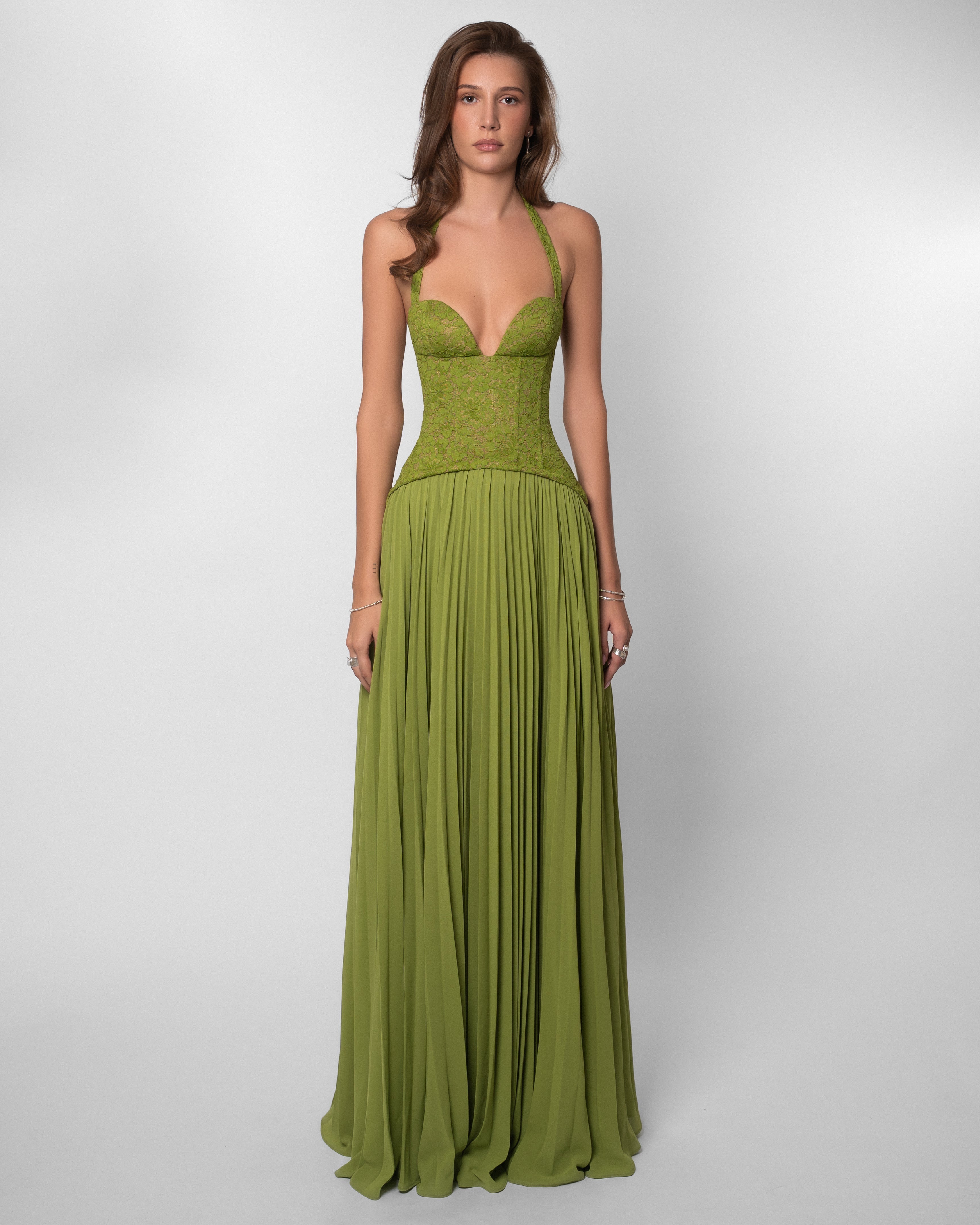 Valérinne Gaia Corset Maxi Dress