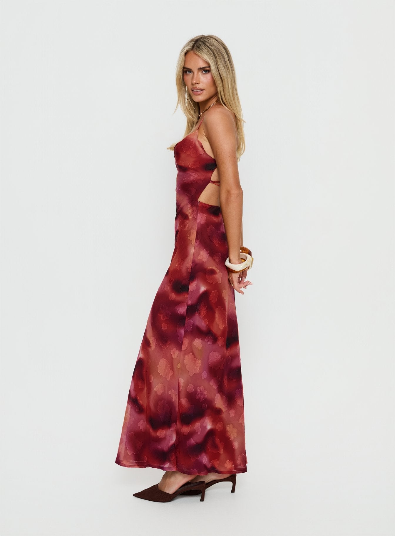 Valérinne Hollis Cowl Maxi Dress