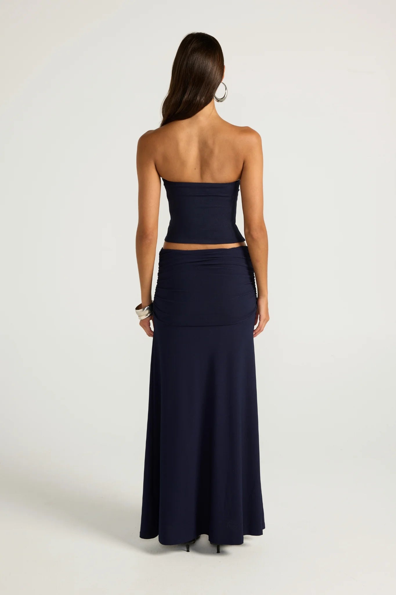 Valérinne Jude Low-Rise Midi Skirt