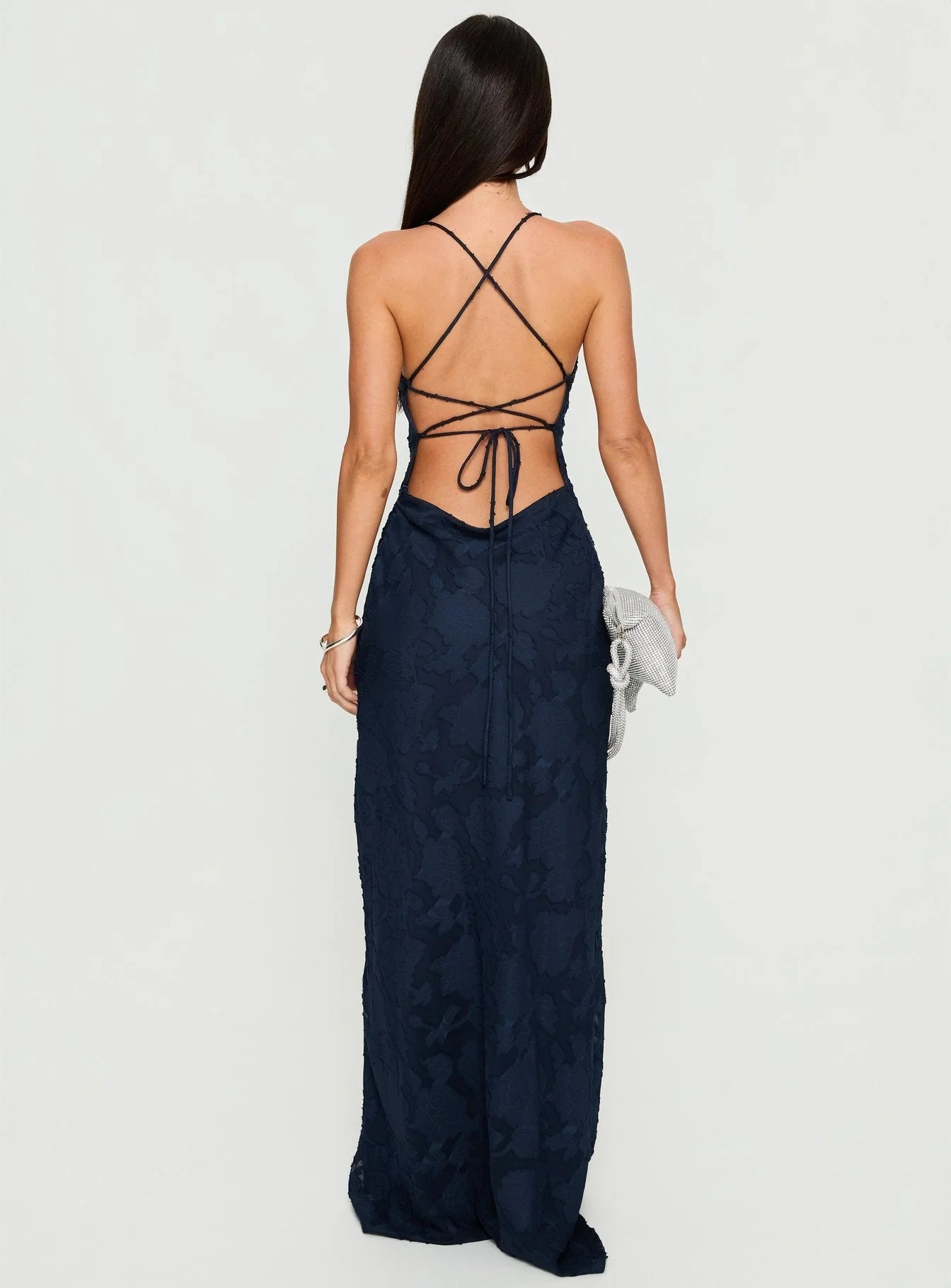 Seléna Burnout Maxi Dress