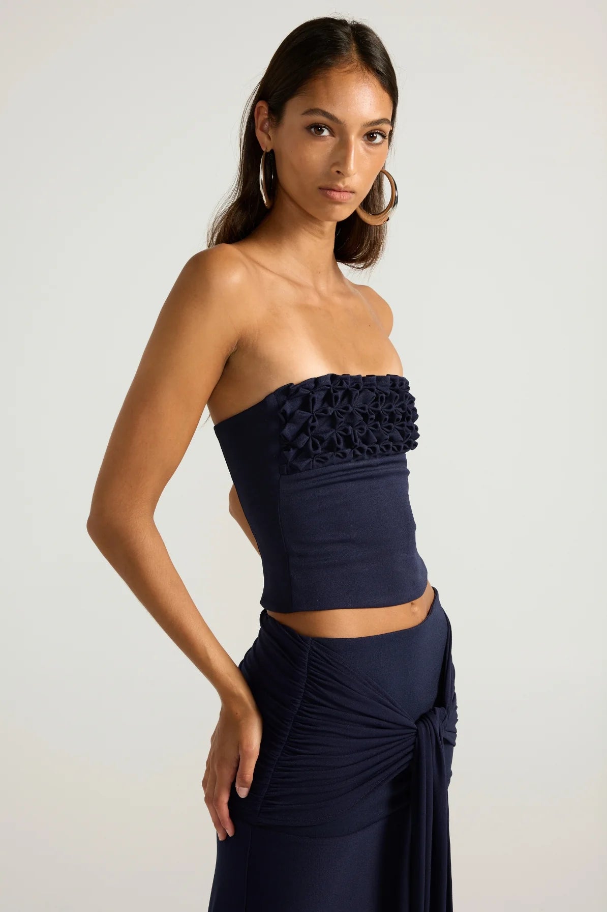 Valérinne Jude Smocked Bandeau Top
