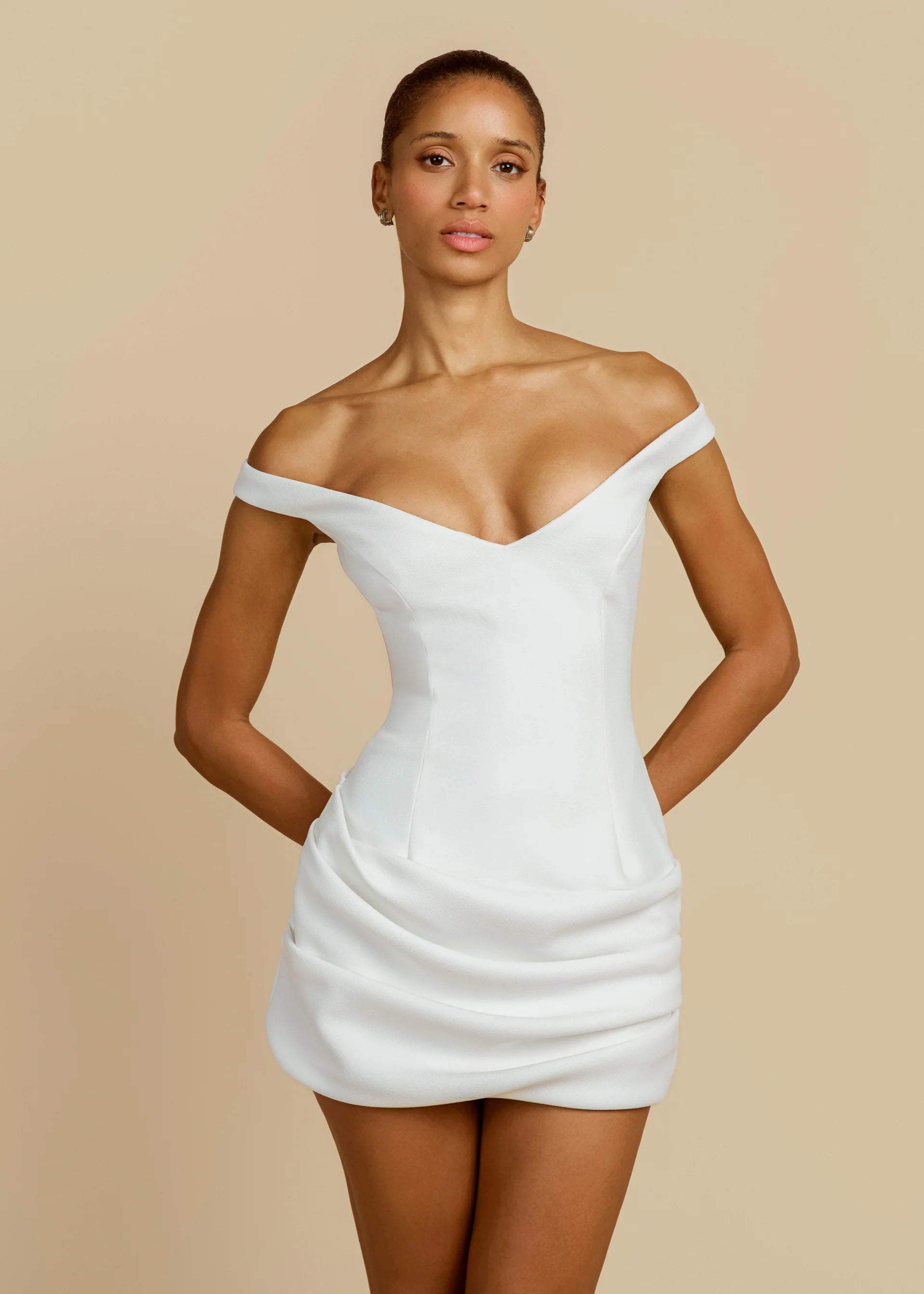 Valérinne Avery Off-Shoulder Mini Dress