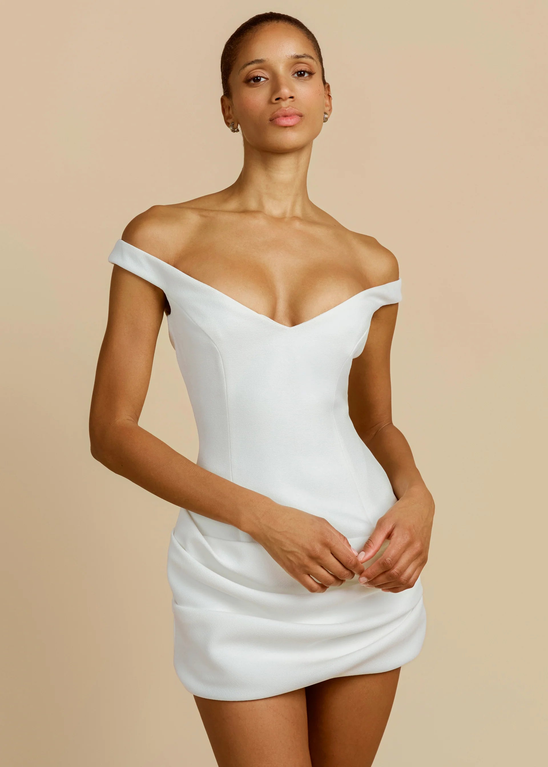 Valérinne Avery Off-Shoulder Mini Dress