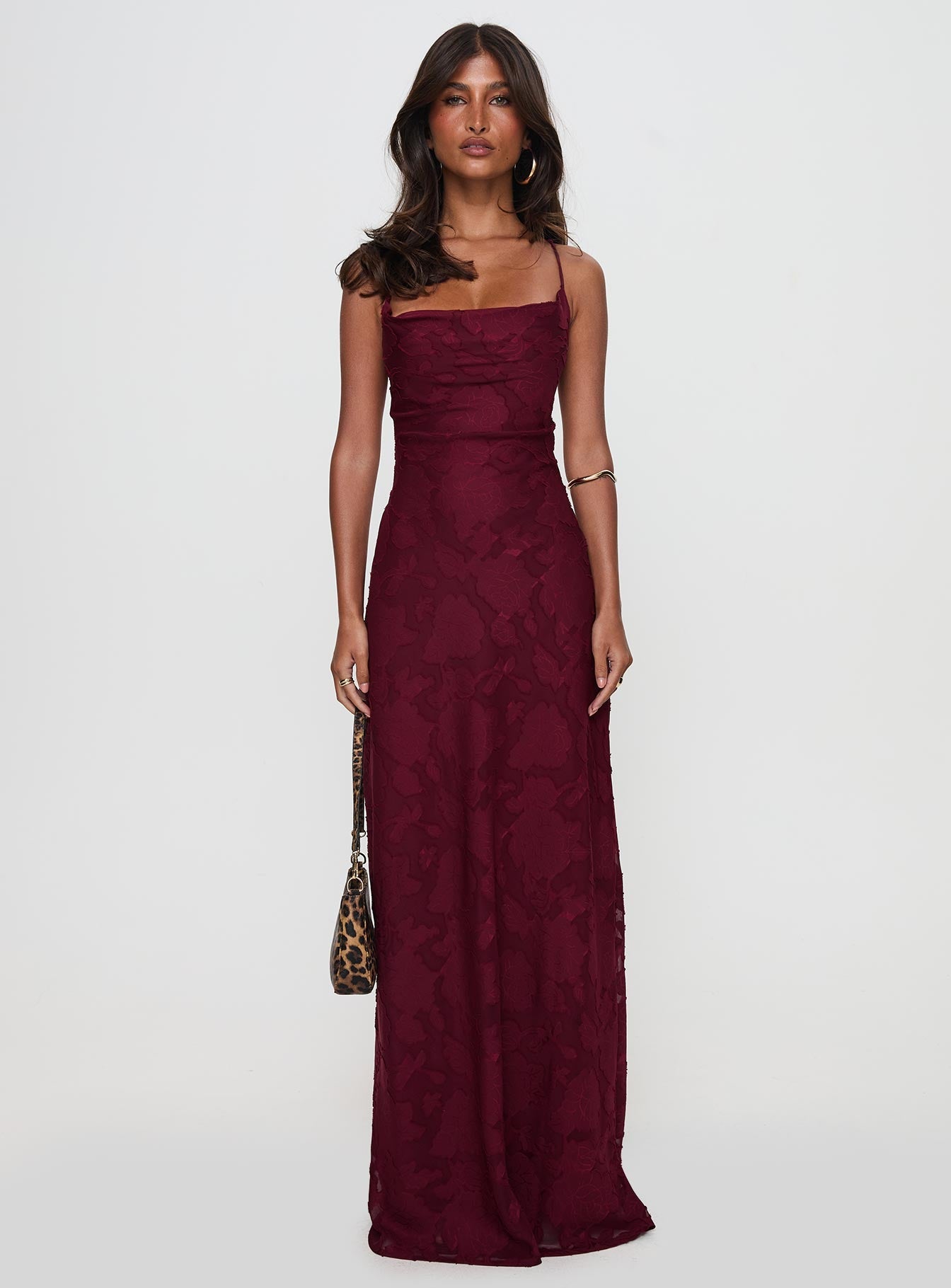 Seléna Burnout Maxi Dress
