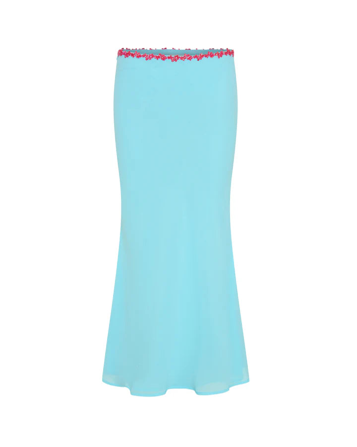 Valérinne Jemima Beaded Midi Skirt