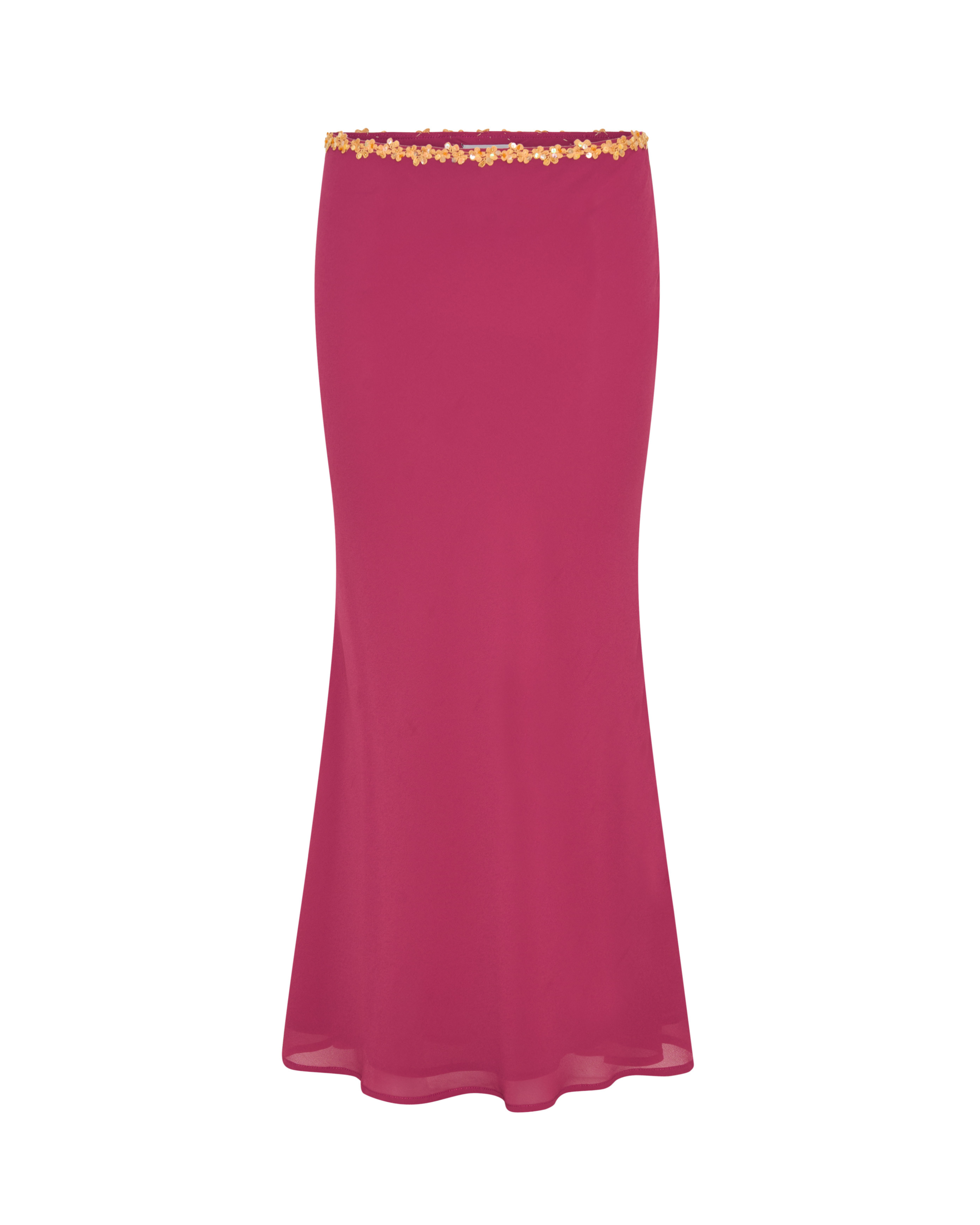 Valérinne Jemima Beaded Midi Skirt