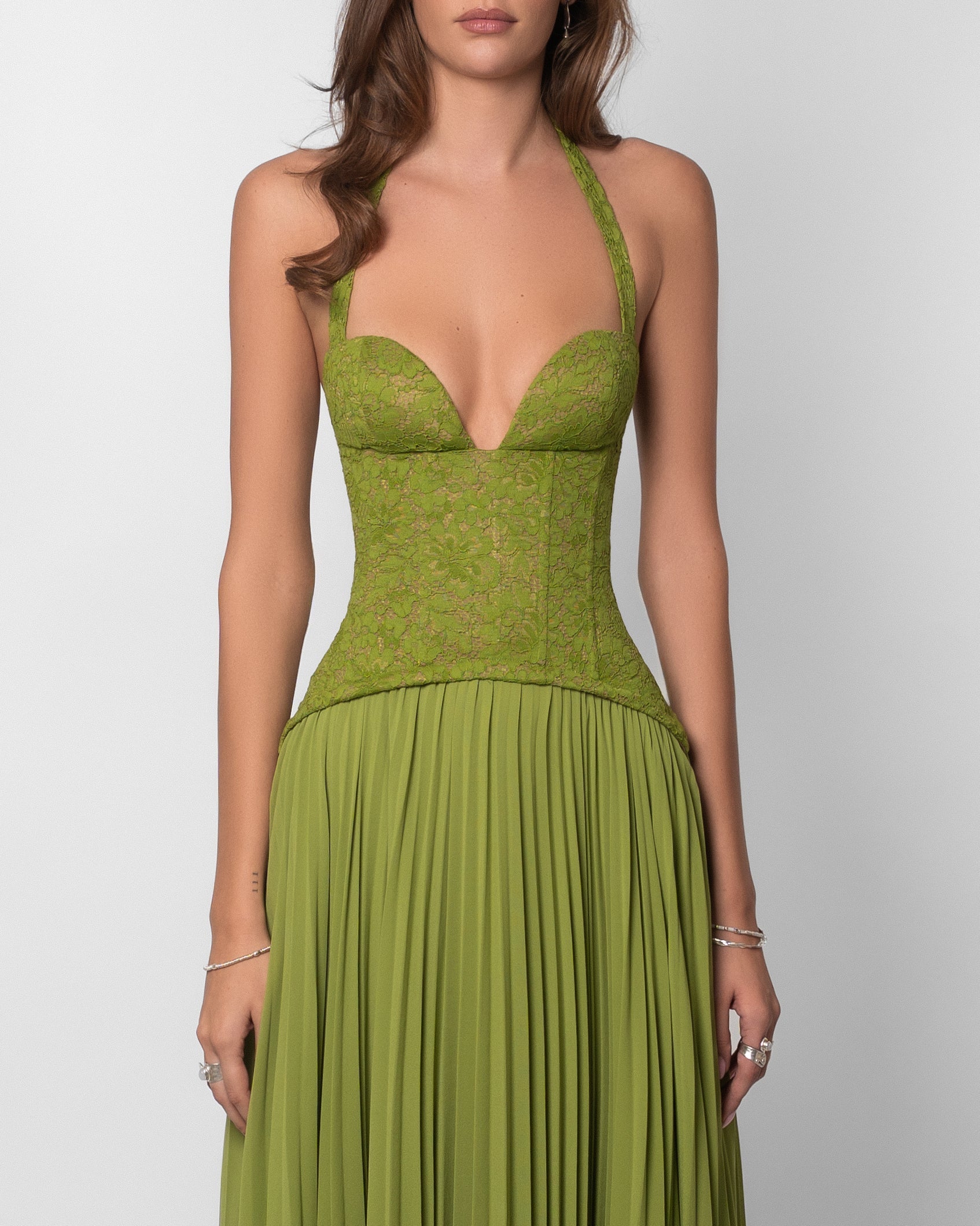 Valérinne Gaia Corset Maxi Dress