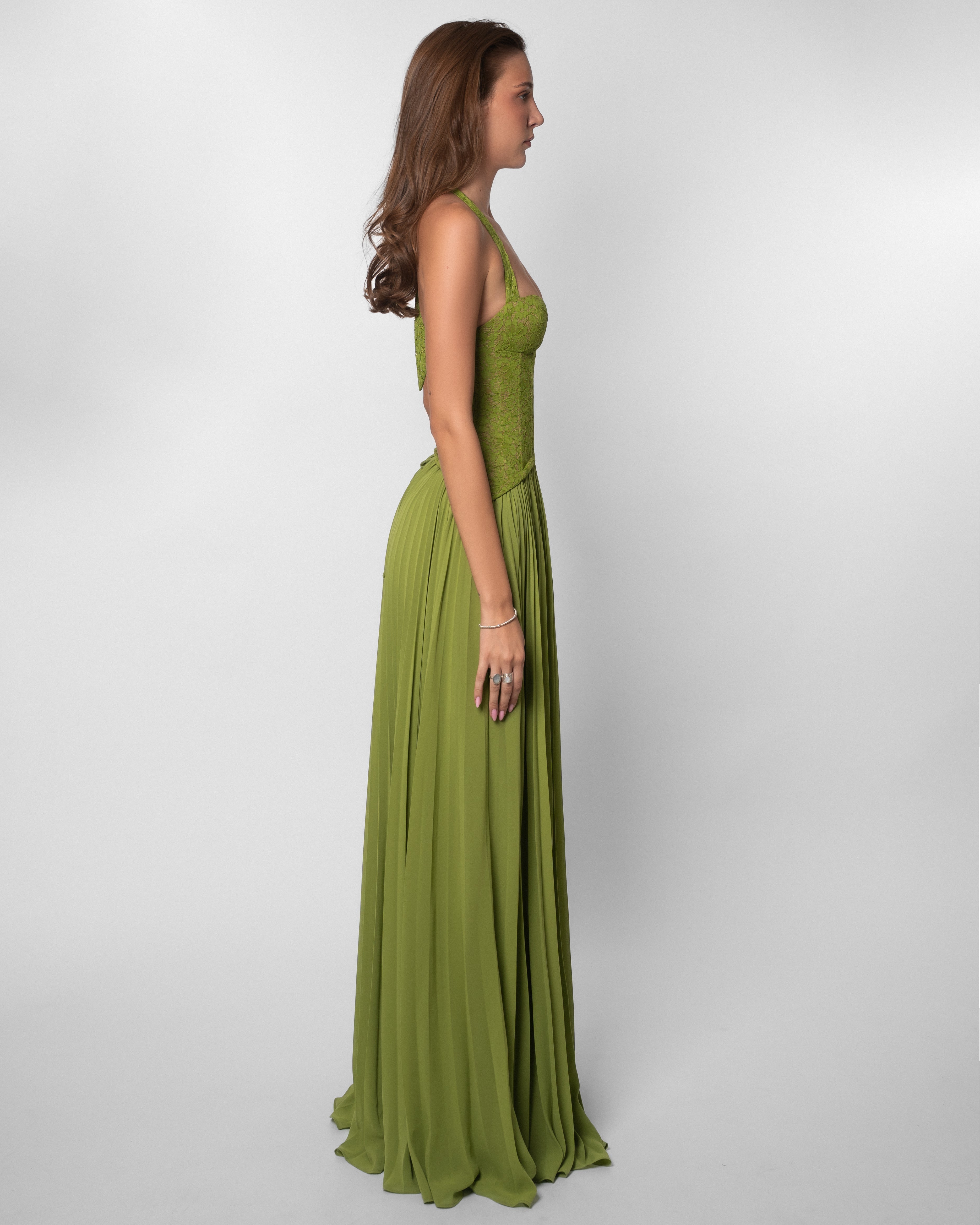 Valérinne Gaia Corset Maxi Dress