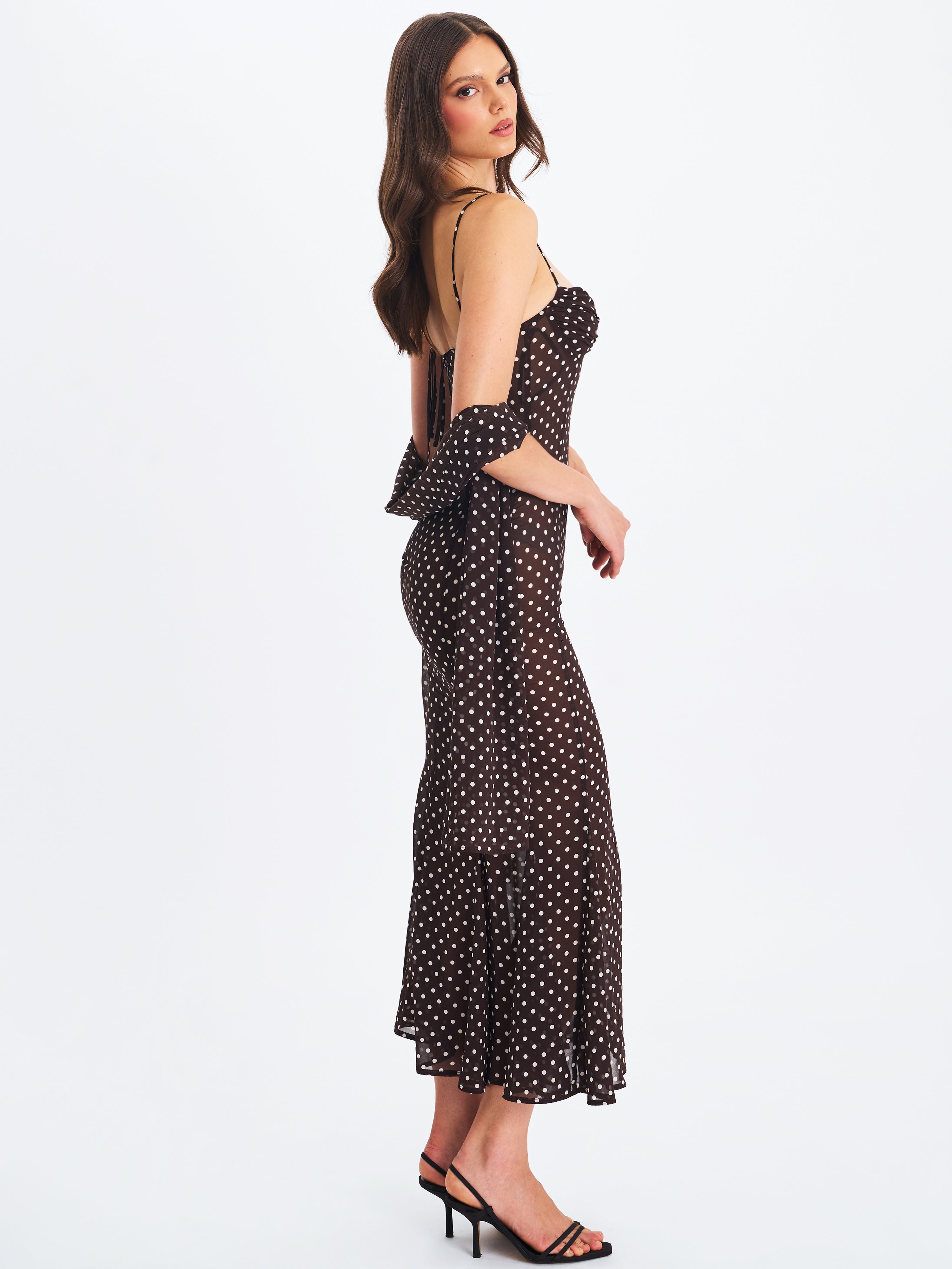 Valérinne Yadira Chiffon Maxi Dress