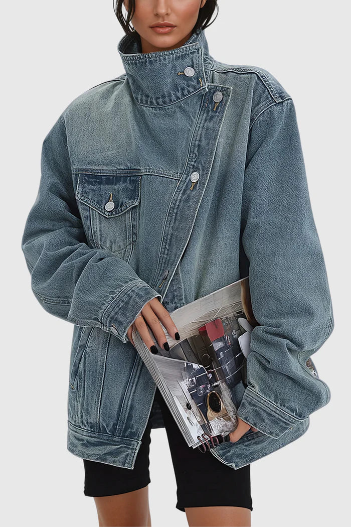 Valérinne Aeglé Asymmetric Denim Jacket