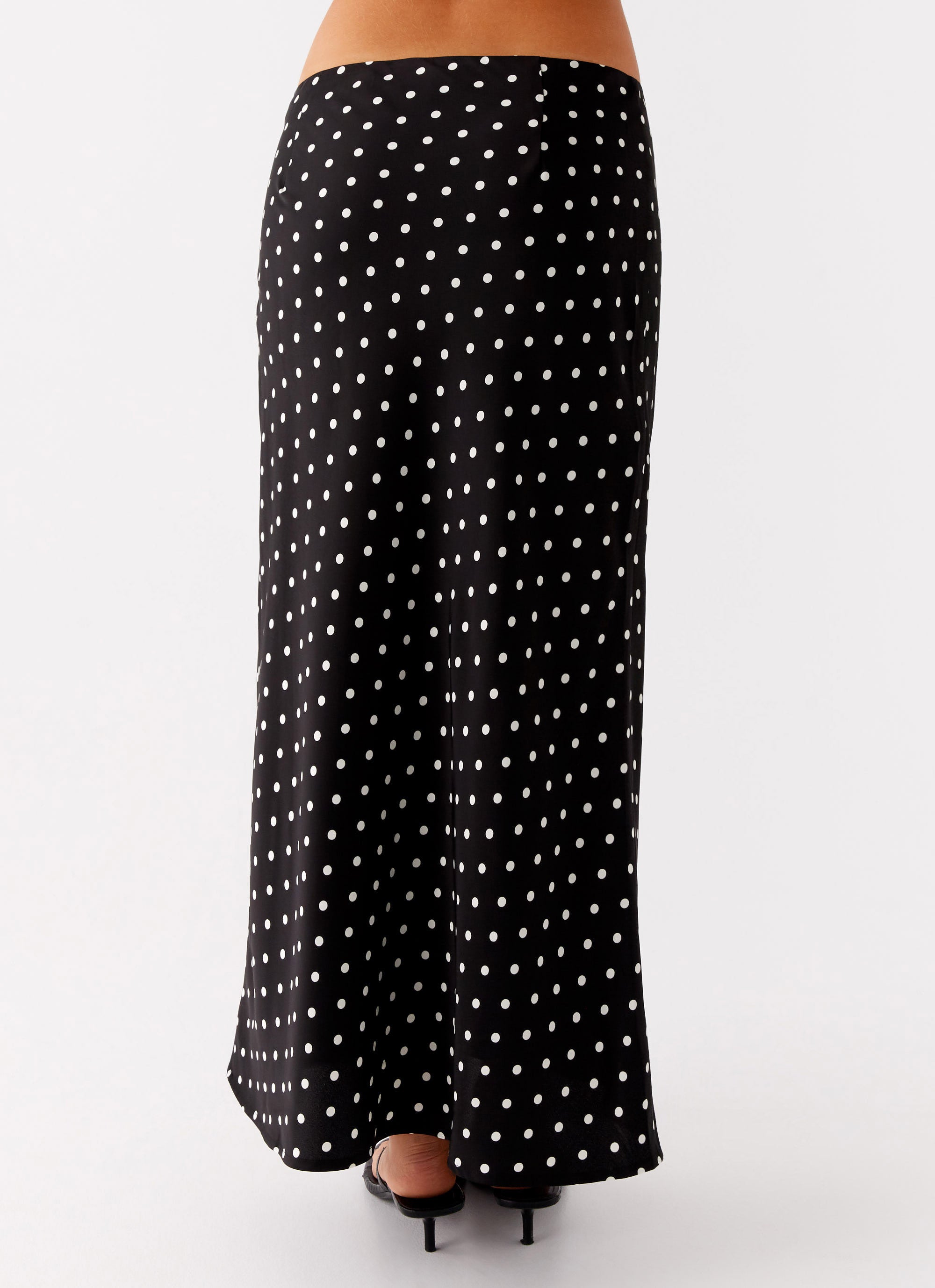 Valérinne Breanna Polka Dot Midi Skirt