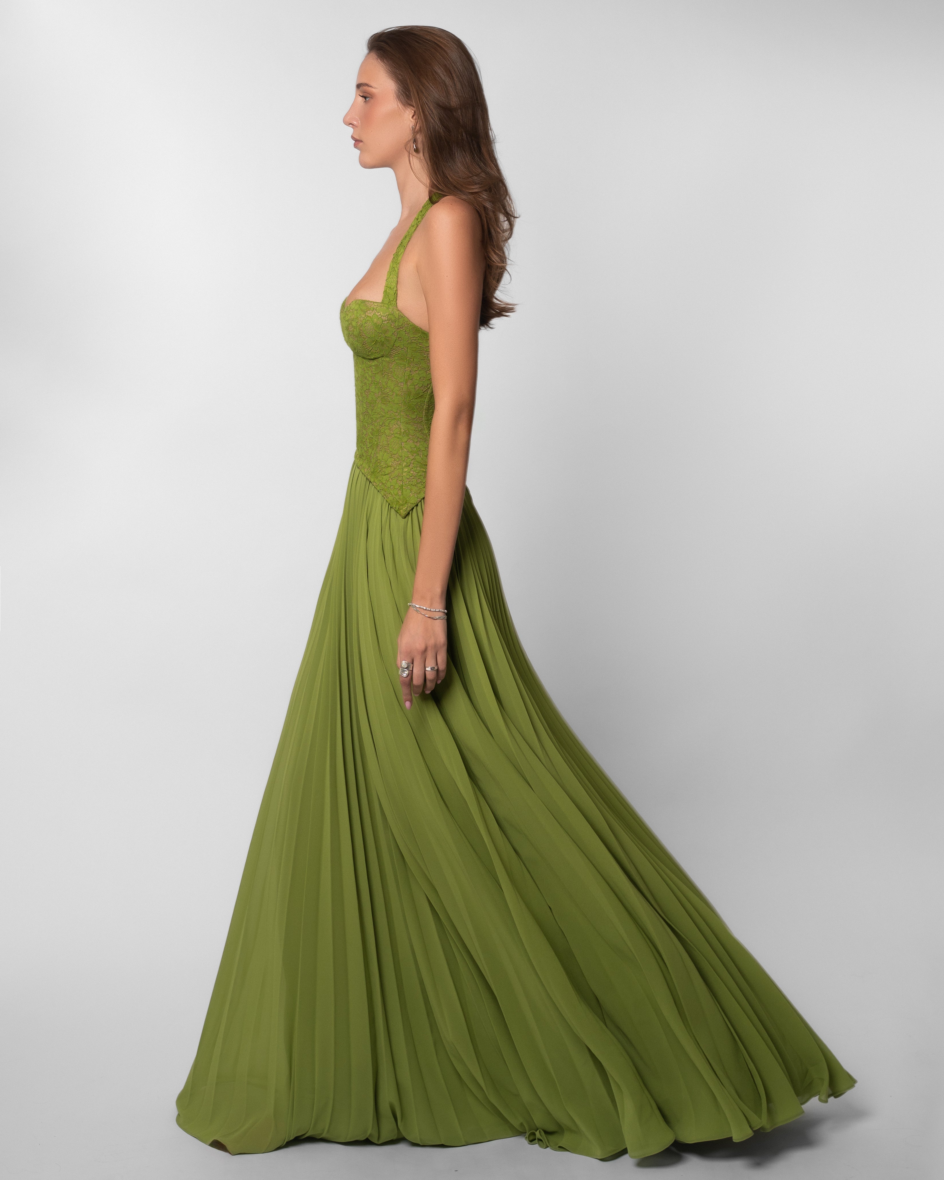 Valérinne Gaia Corset Maxi Dress