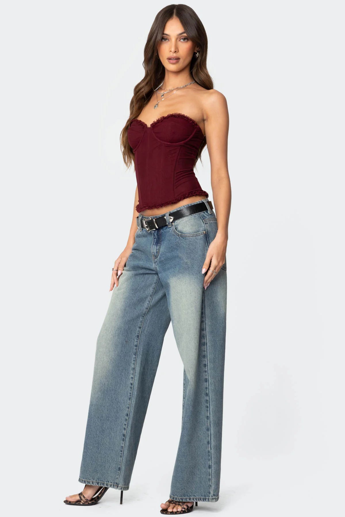 Valérinne Mesh Corset Top