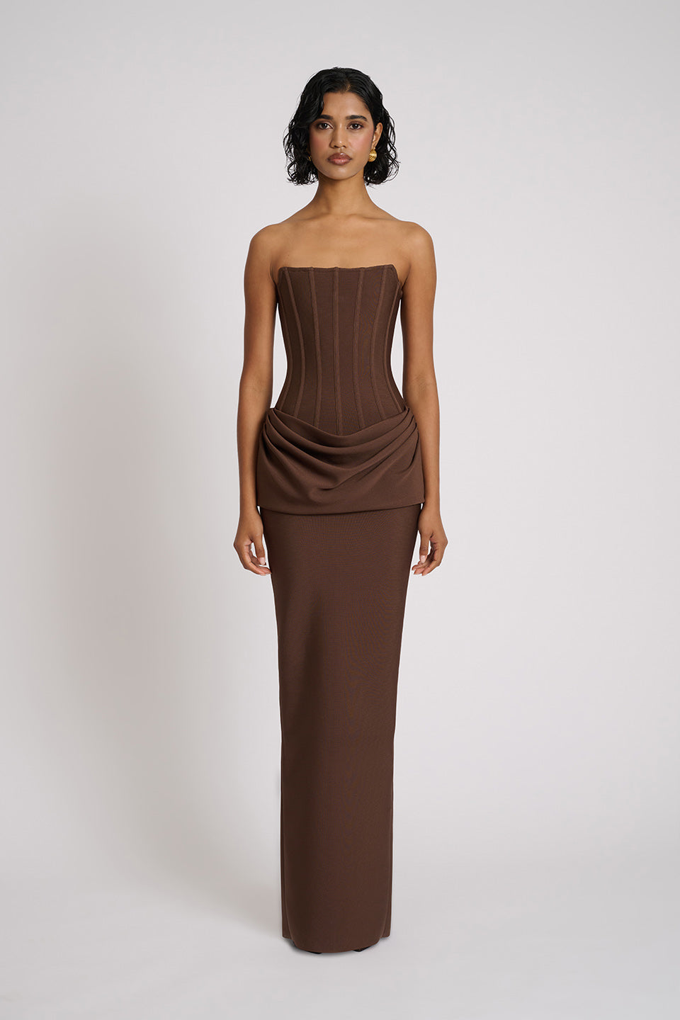 Valérinne Hildé Strapless Maxi Dress