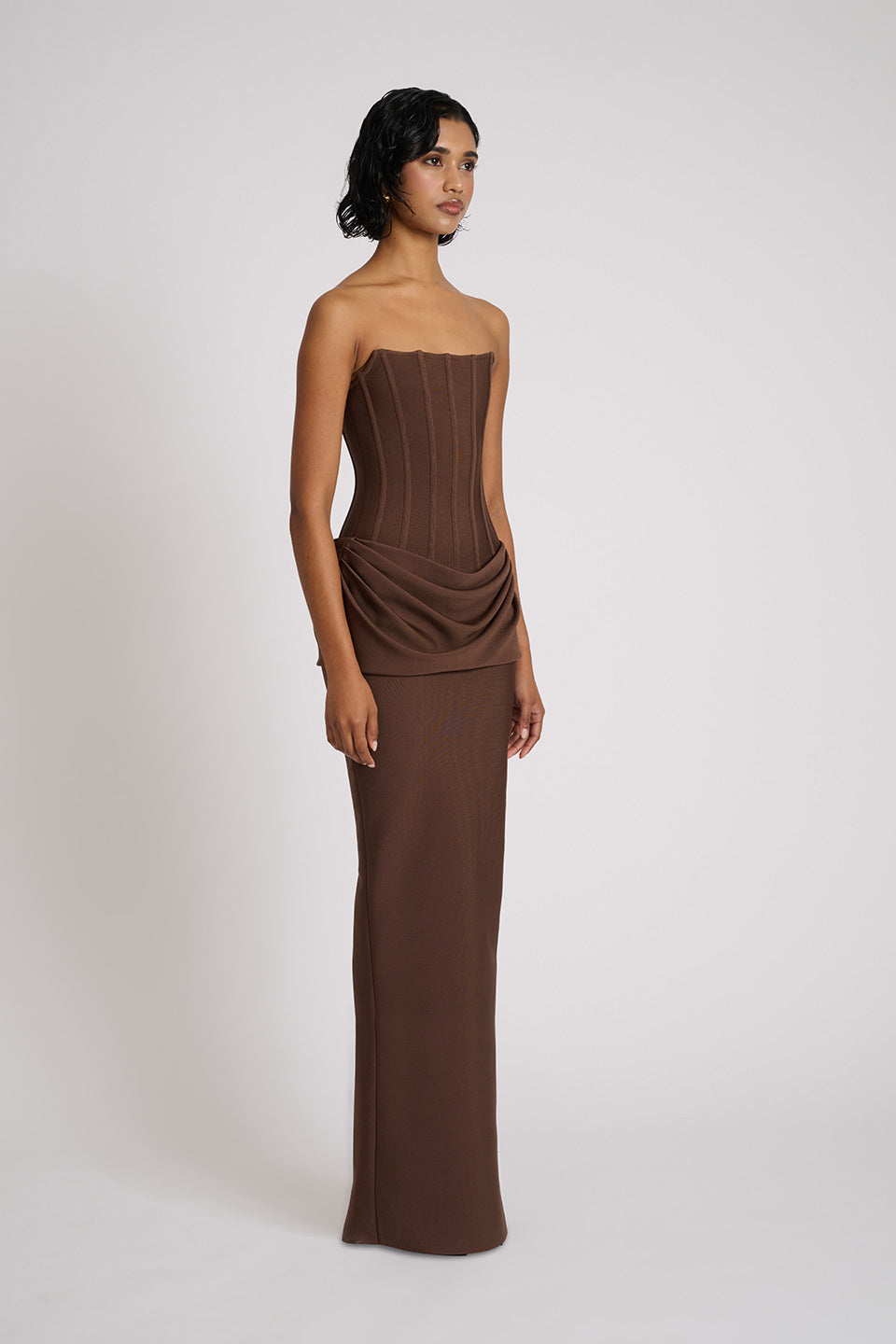 Valérinne Hildé Strapless Maxi Dress