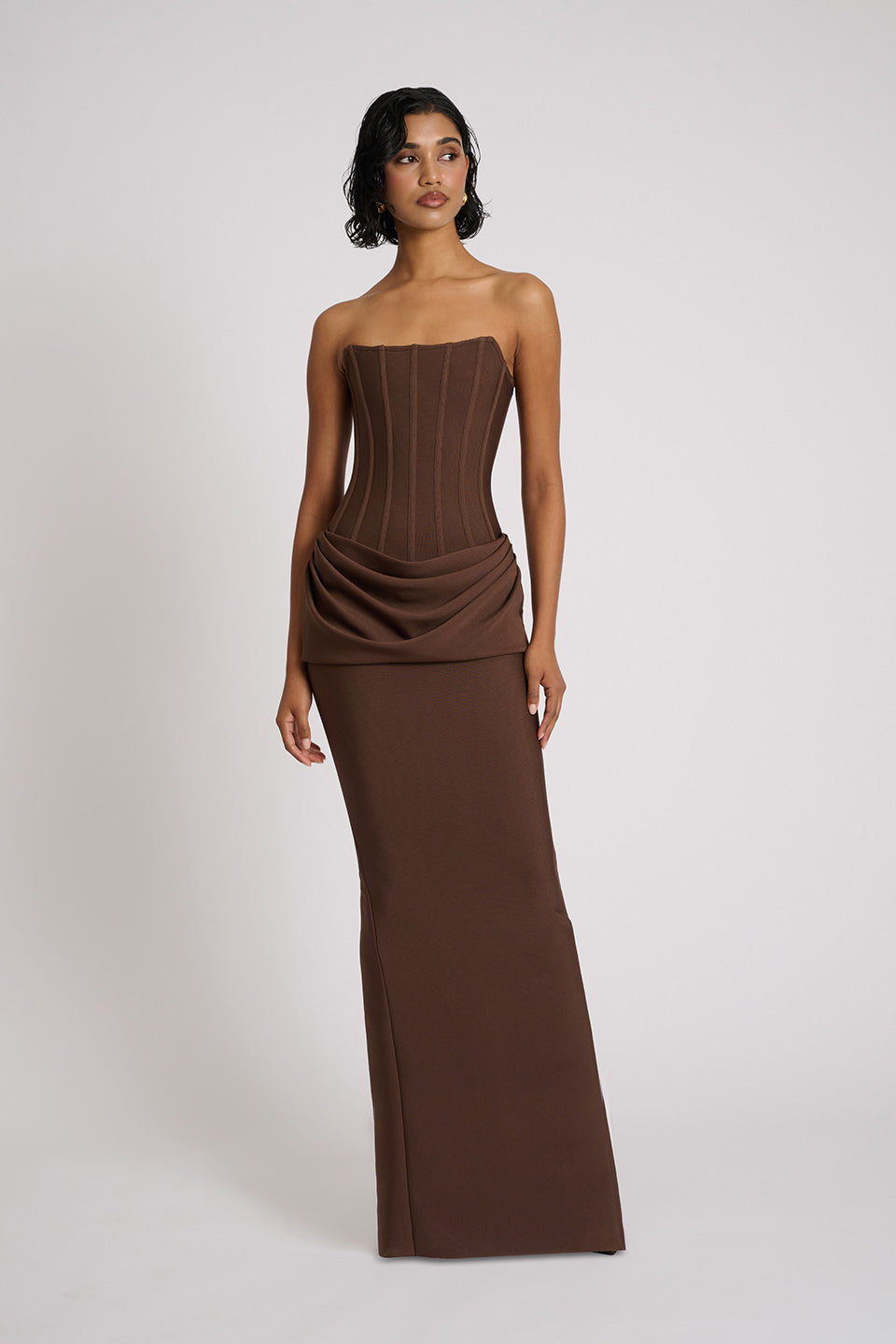 Valérinne Hildé Strapless Maxi Dress
