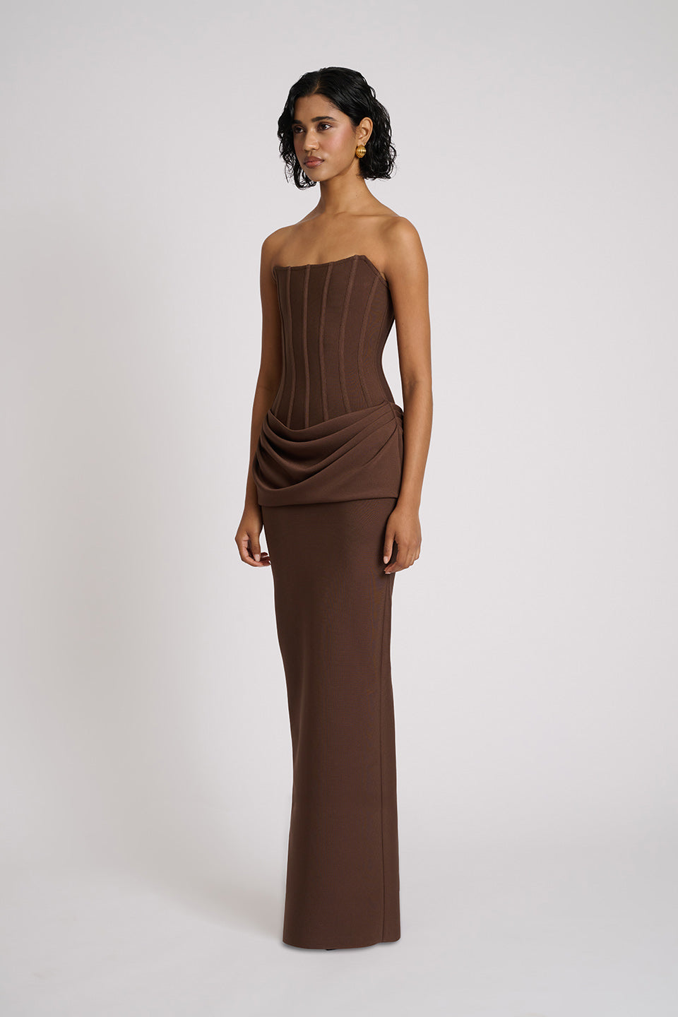 Valérinne Hildé Strapless Maxi Dress