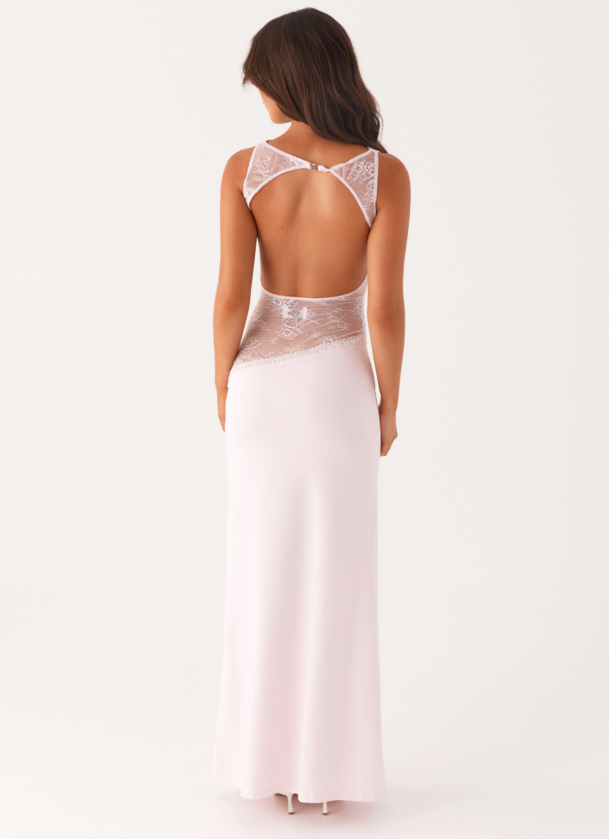 Valérinne Lucinda Lace-Waist Maxi Dress