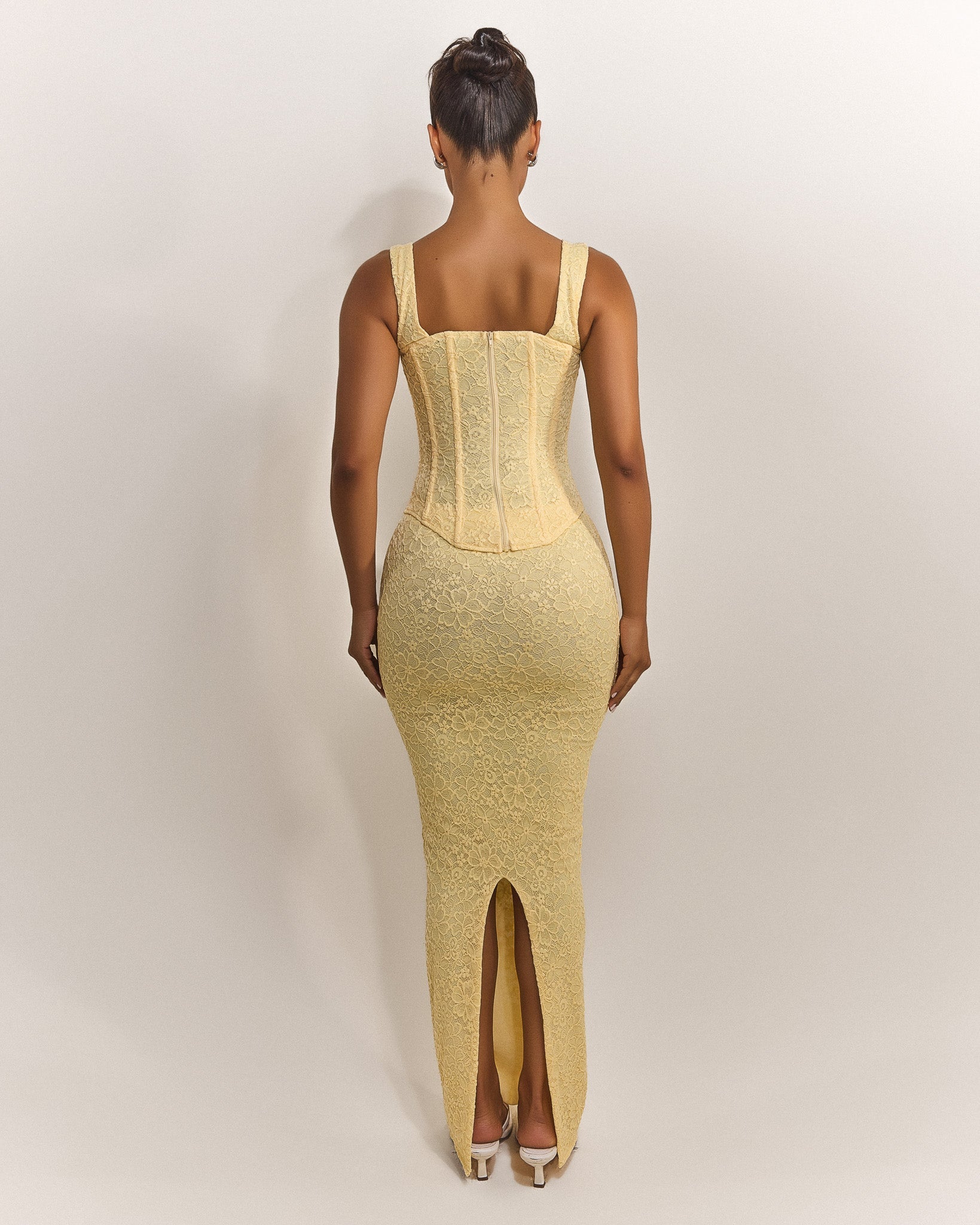 Valérinne Lace Corset Maxi Set