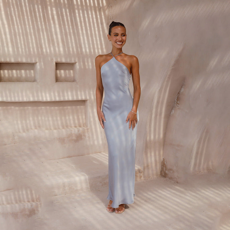 Valérinne Chiara Halter Maxi Dress