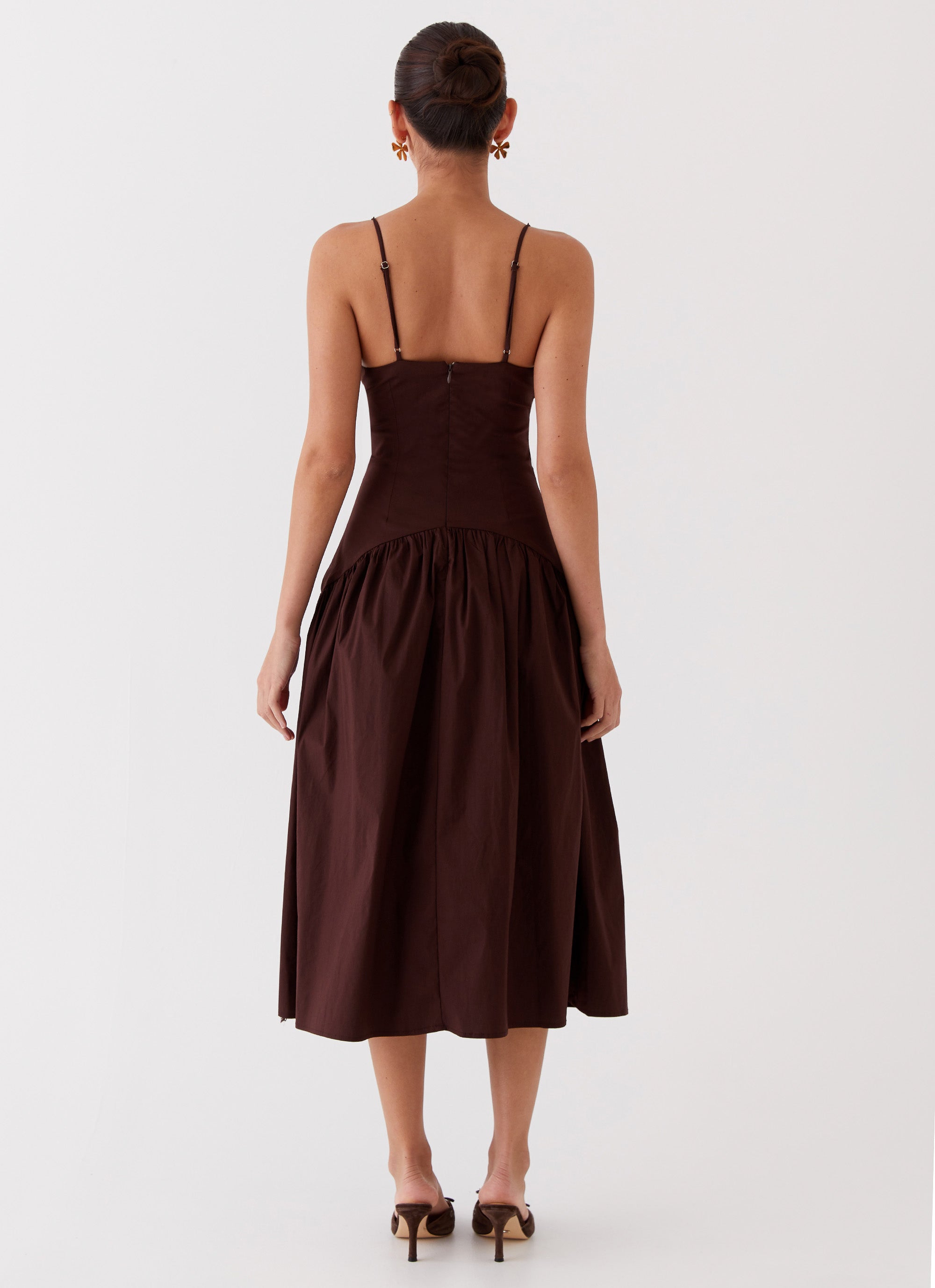 Valérinne The Seraphina Corset Midi Dress