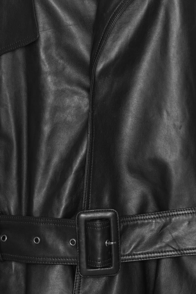 Valérinne Seraphina Peplum Leather Jacket