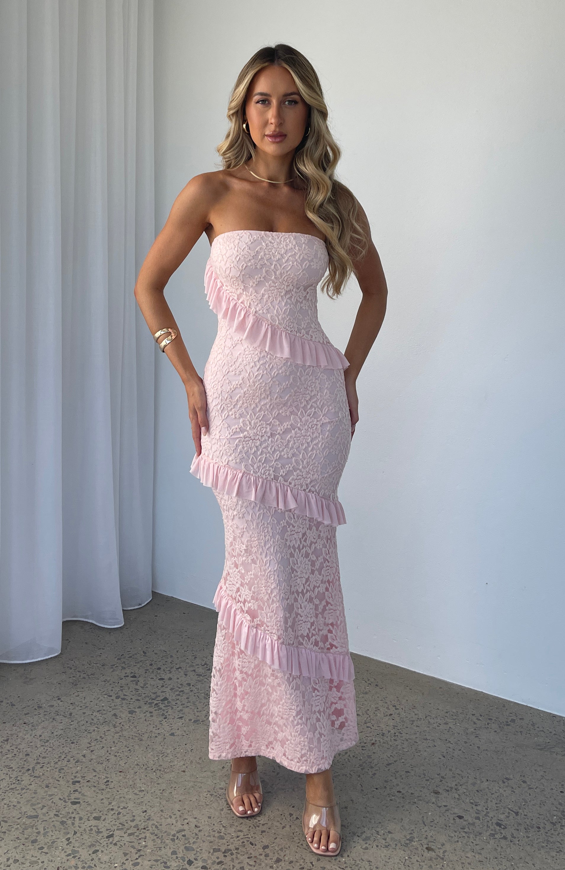 Valérinne The Rosalie Lace Maxi Dress