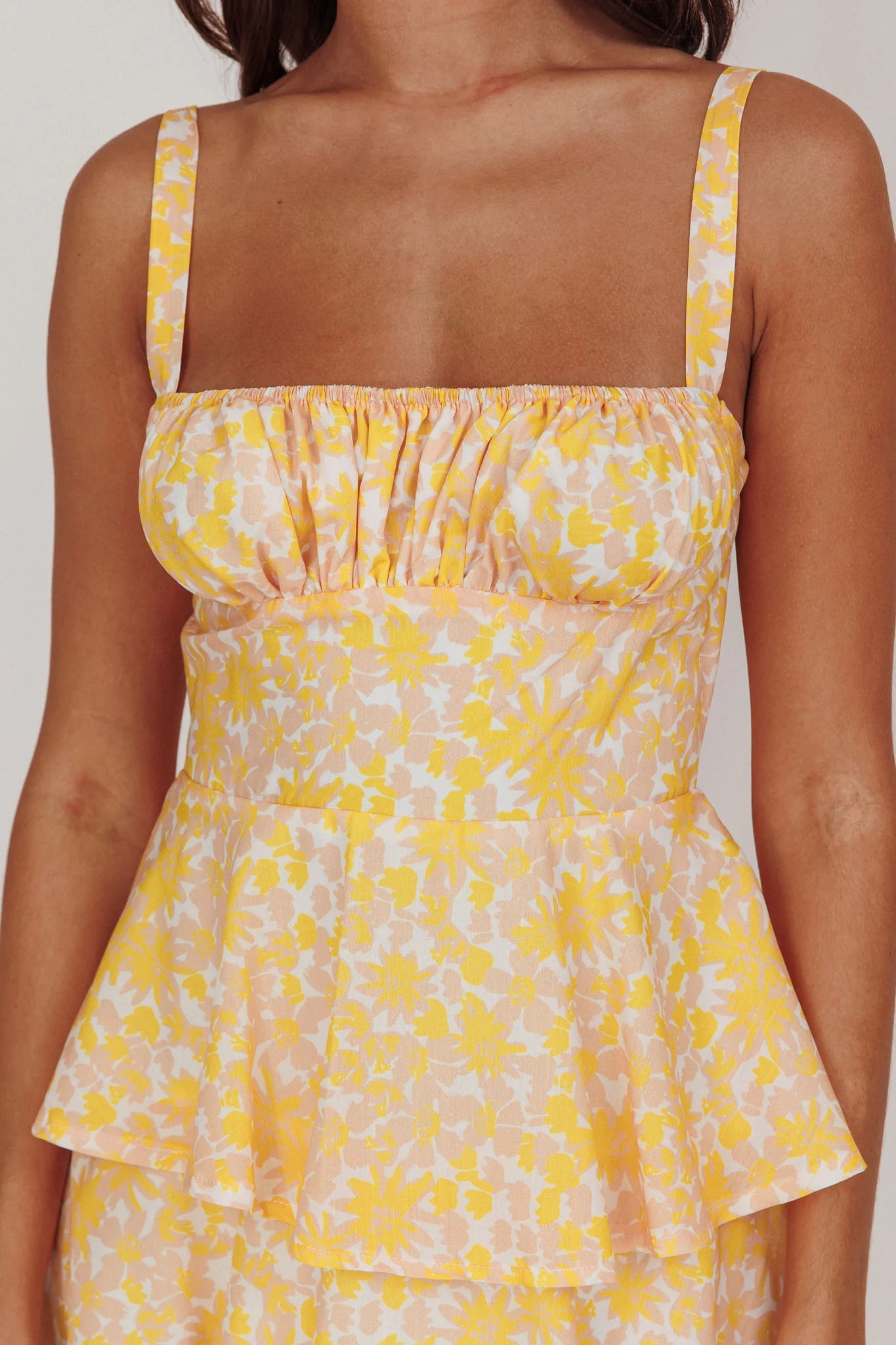 Valérinne Floréa Open-Back Maxi Dress