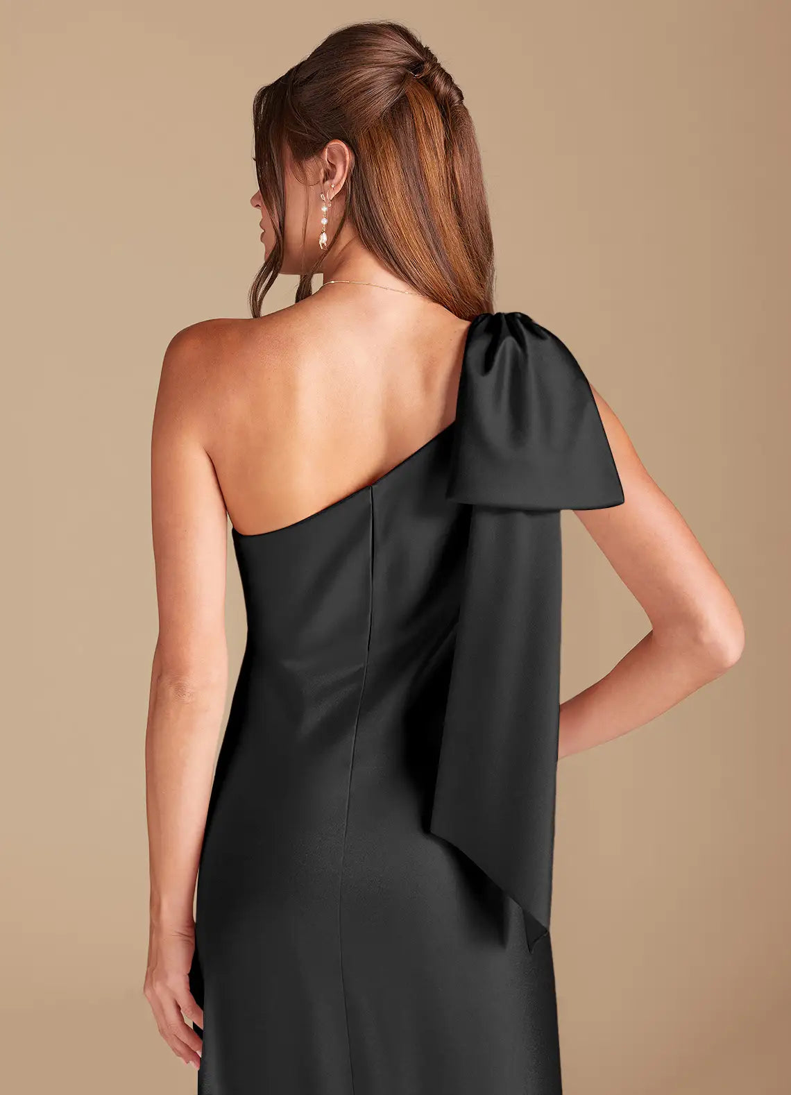 Valérinne Capri One-Shoulder Metallic Maxi Dress