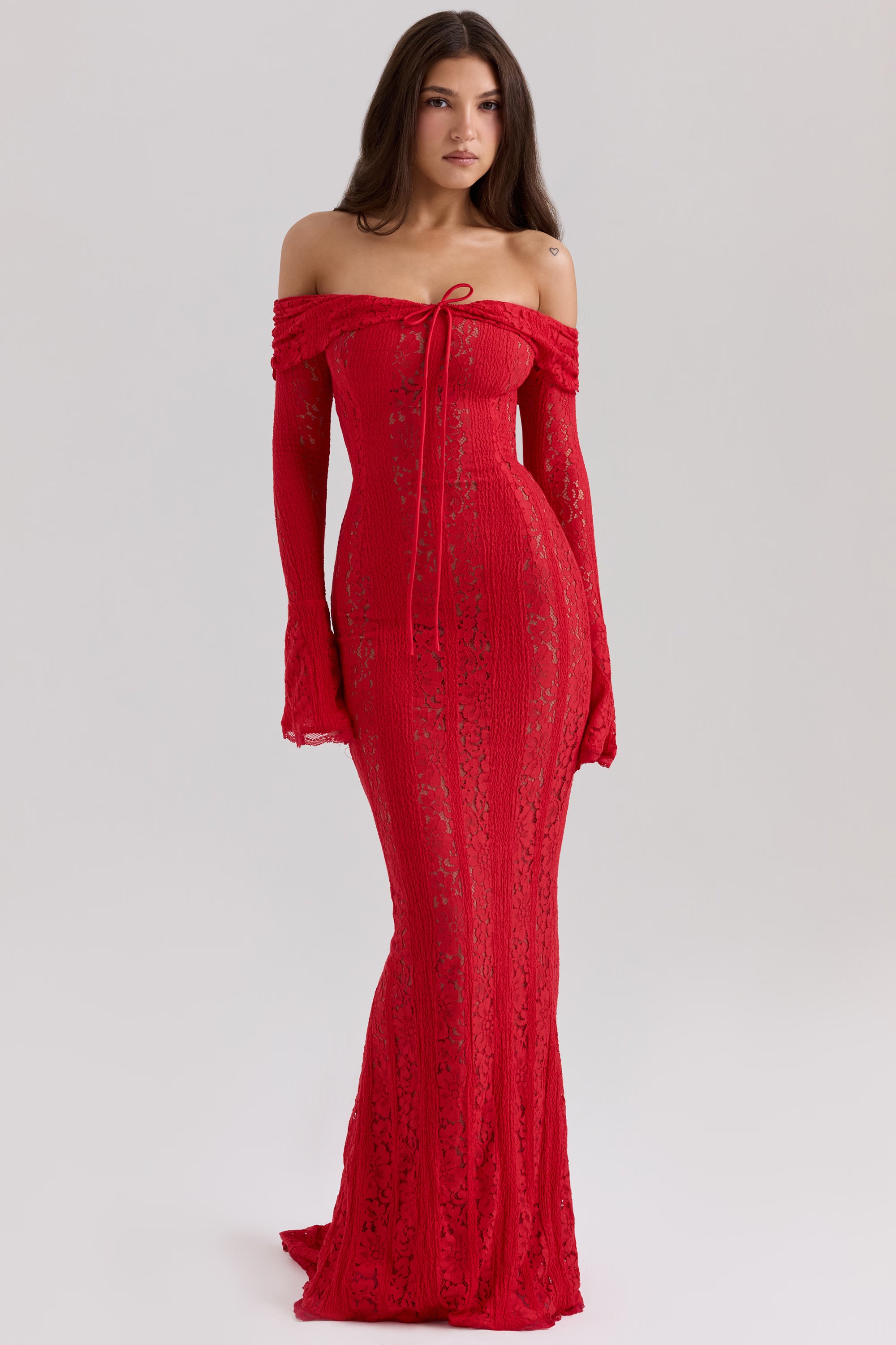 Valérinne Belle Lace Maxi Dress