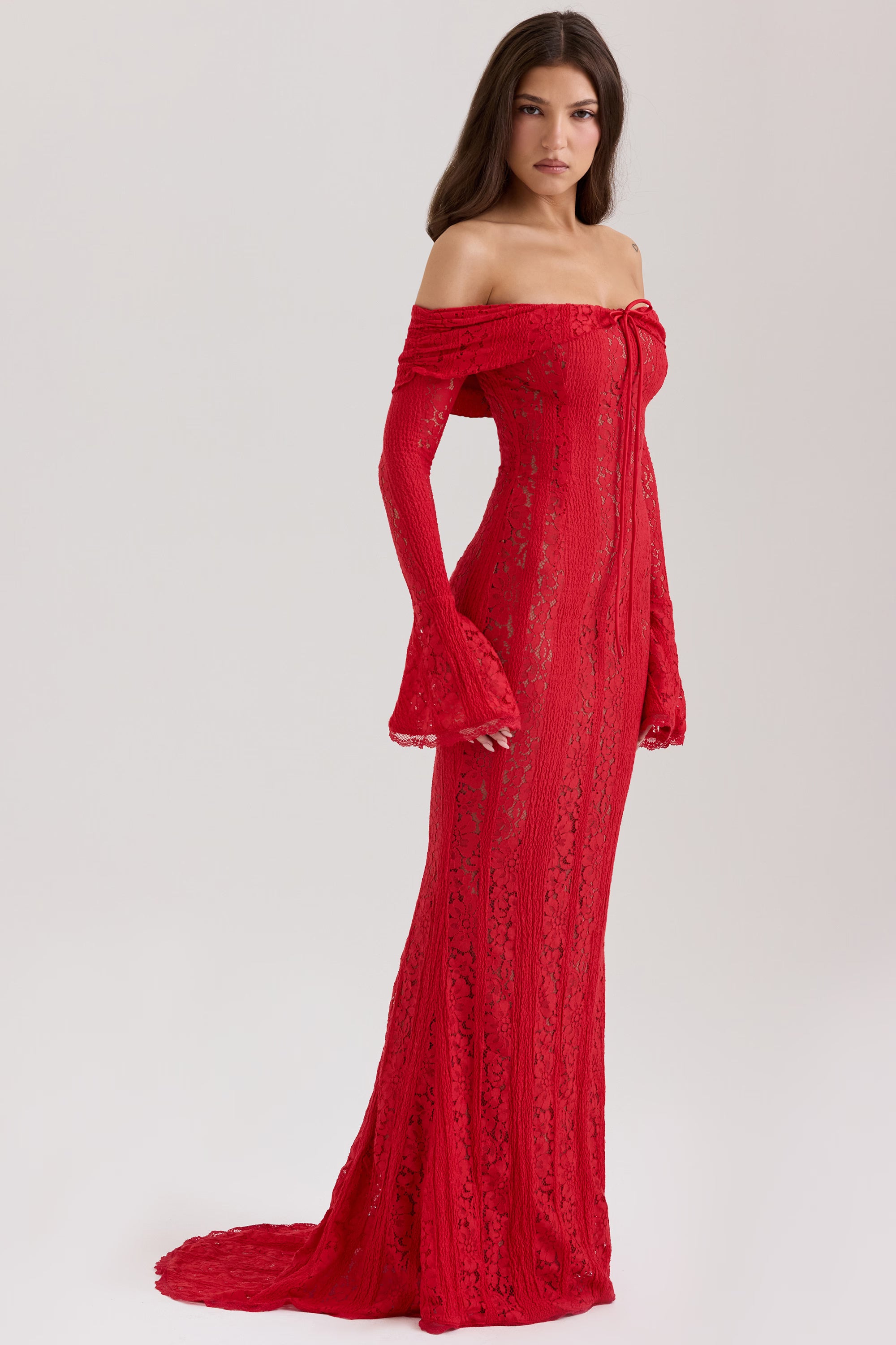 Valérinne Belle Lace Maxi Dress