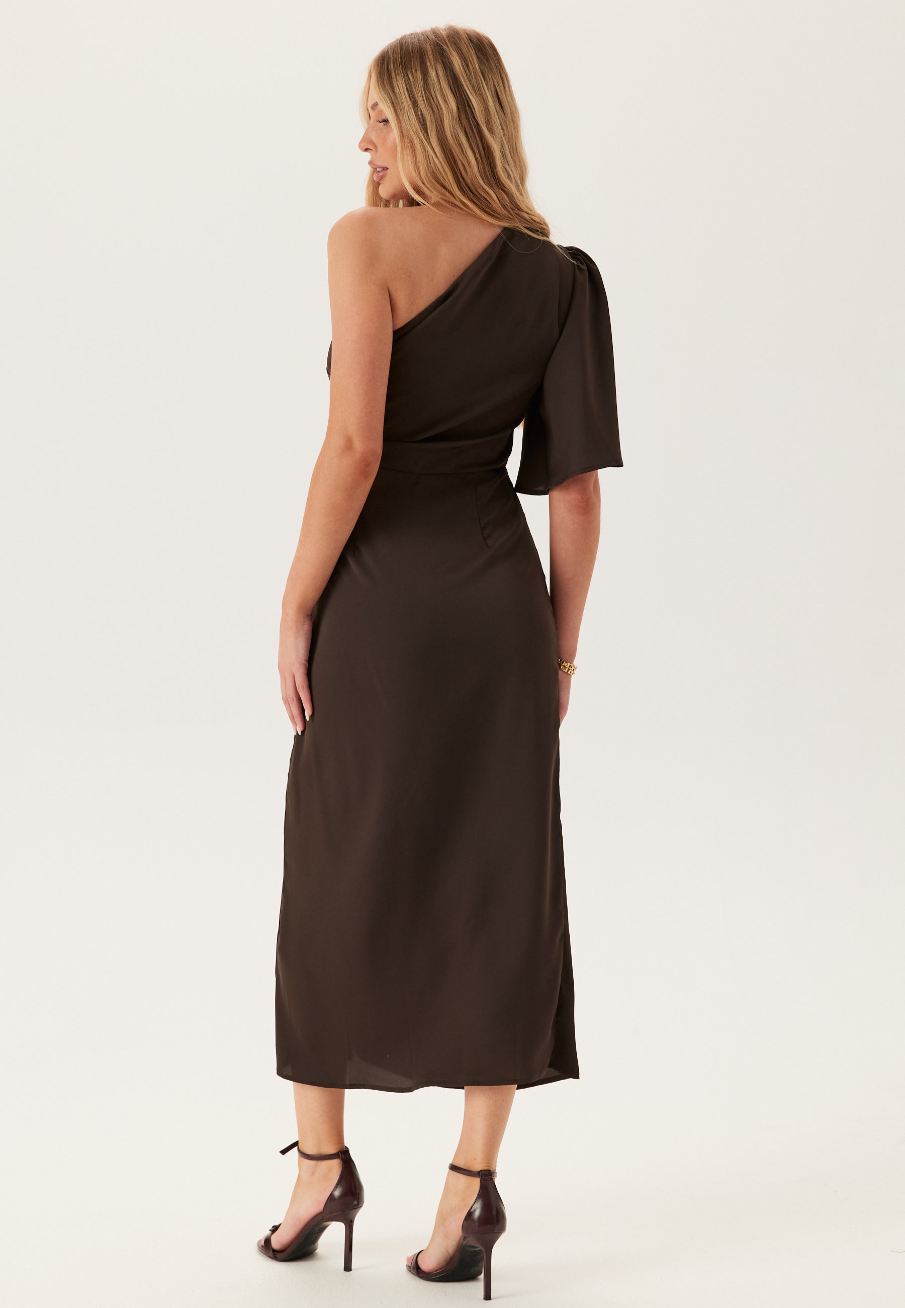 Valérinne Daphné Draped Midi Dress