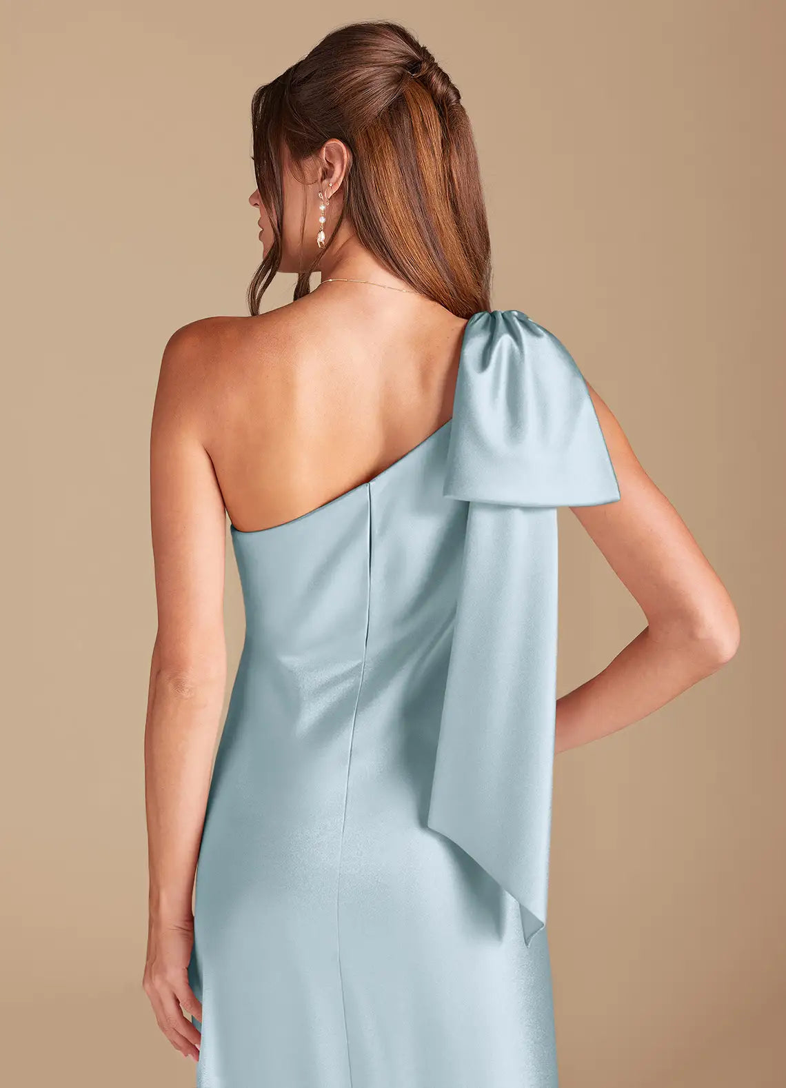 Valérinne Capri One-Shoulder Metallic Maxi Dress