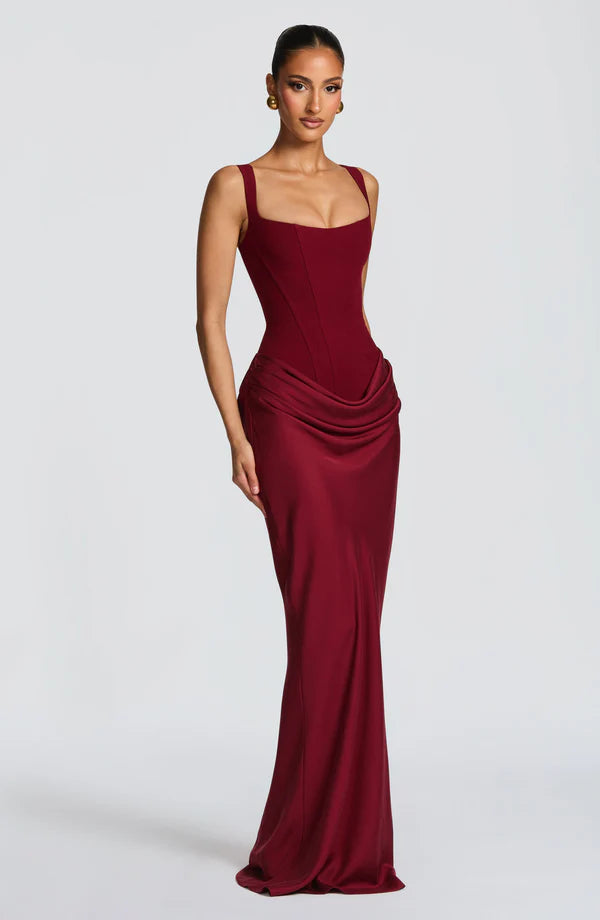 Valérinne Cornelia Corset Maxi Dress