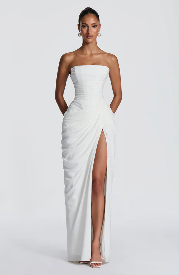 Valérinne Cyra Corset Maxi Dress
