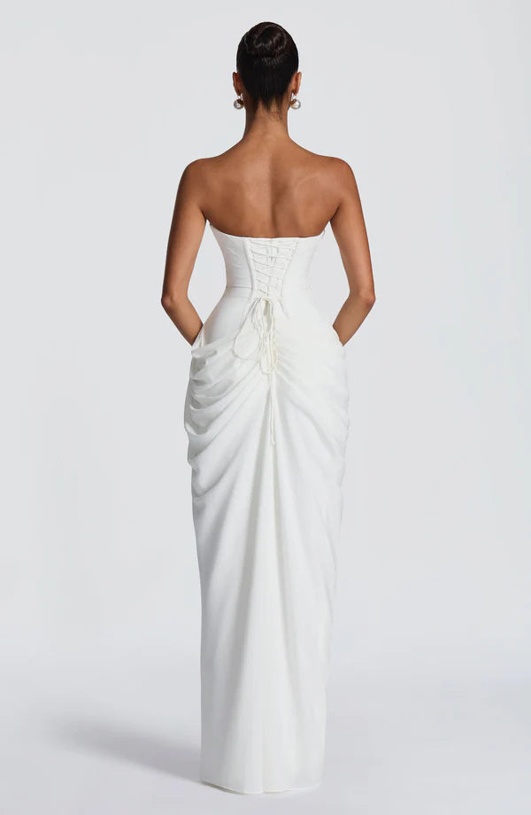 Valérinne Cyra Corset Maxi Dress