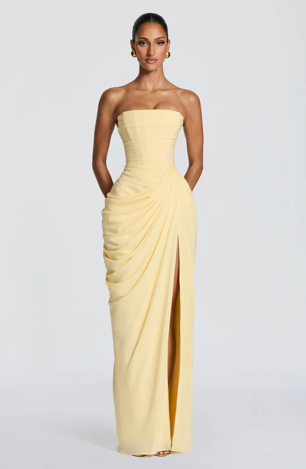 Valérinne Cyra Corset Maxi Dress