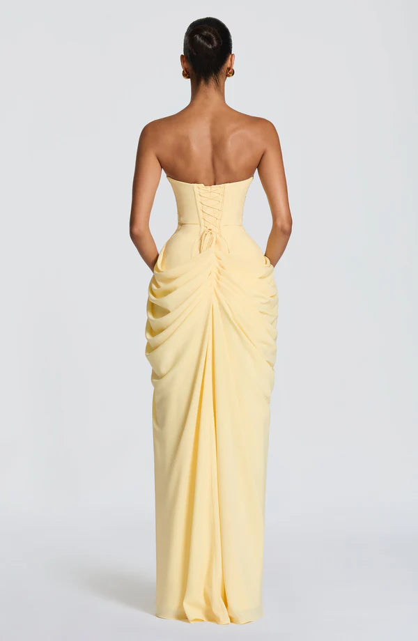 Valérinne Cyra Corset Maxi Dress