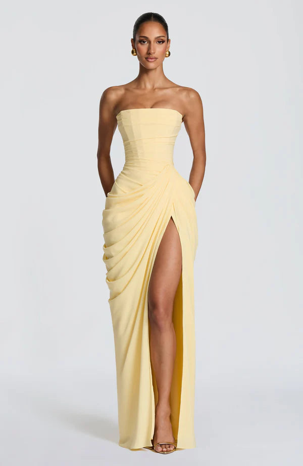 Valérinne Cyra Corset Maxi Dress