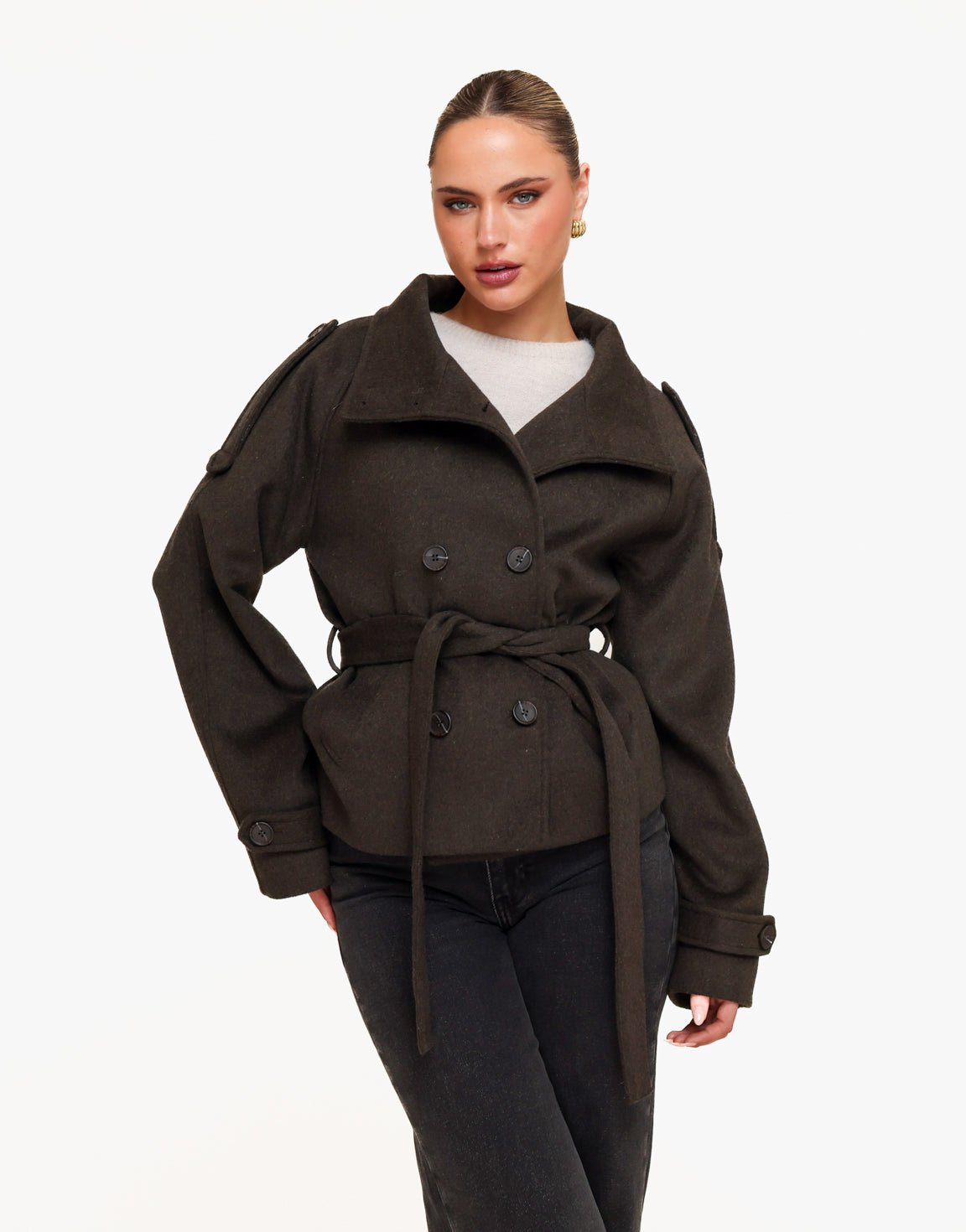 Valérinne Seraphine Short Trench Coat