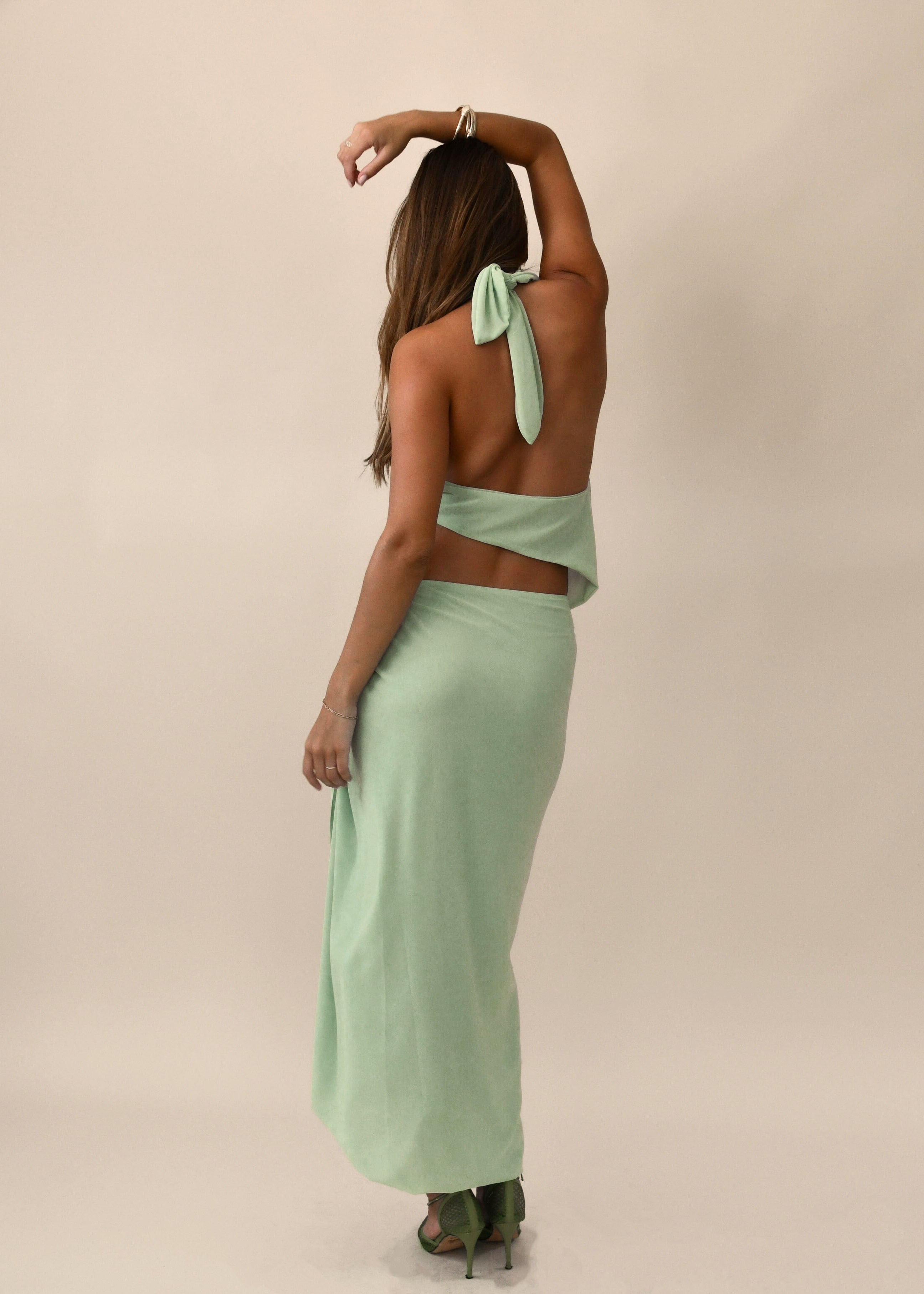 Valérinne Bobbina Wrap Maxi Skirt
