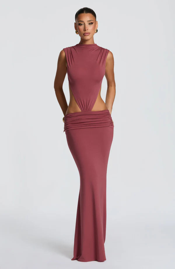 Valérinne Fenella Backless Maxi Dress