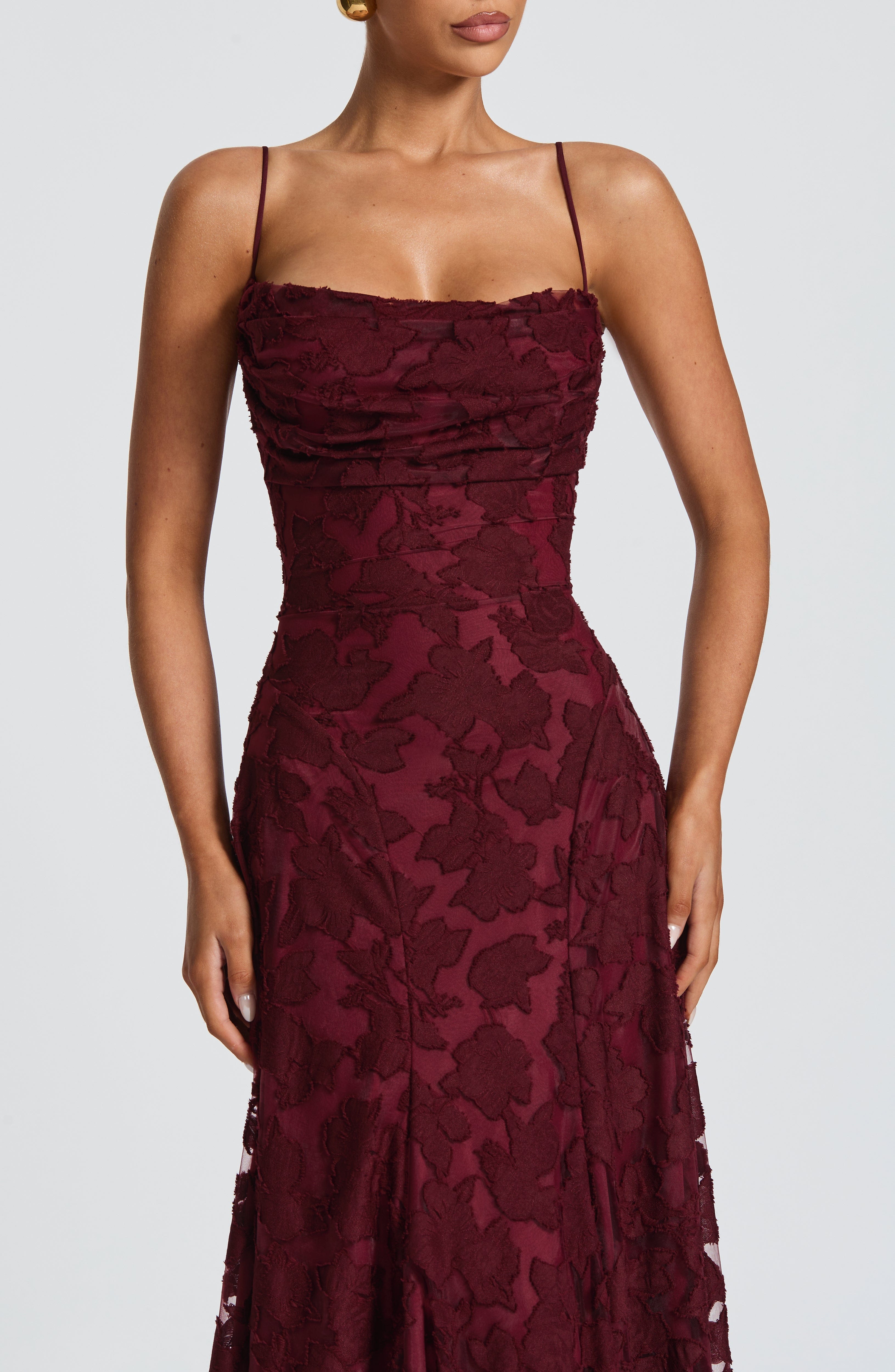 Valérinne Francis Burnout Maxi Dress