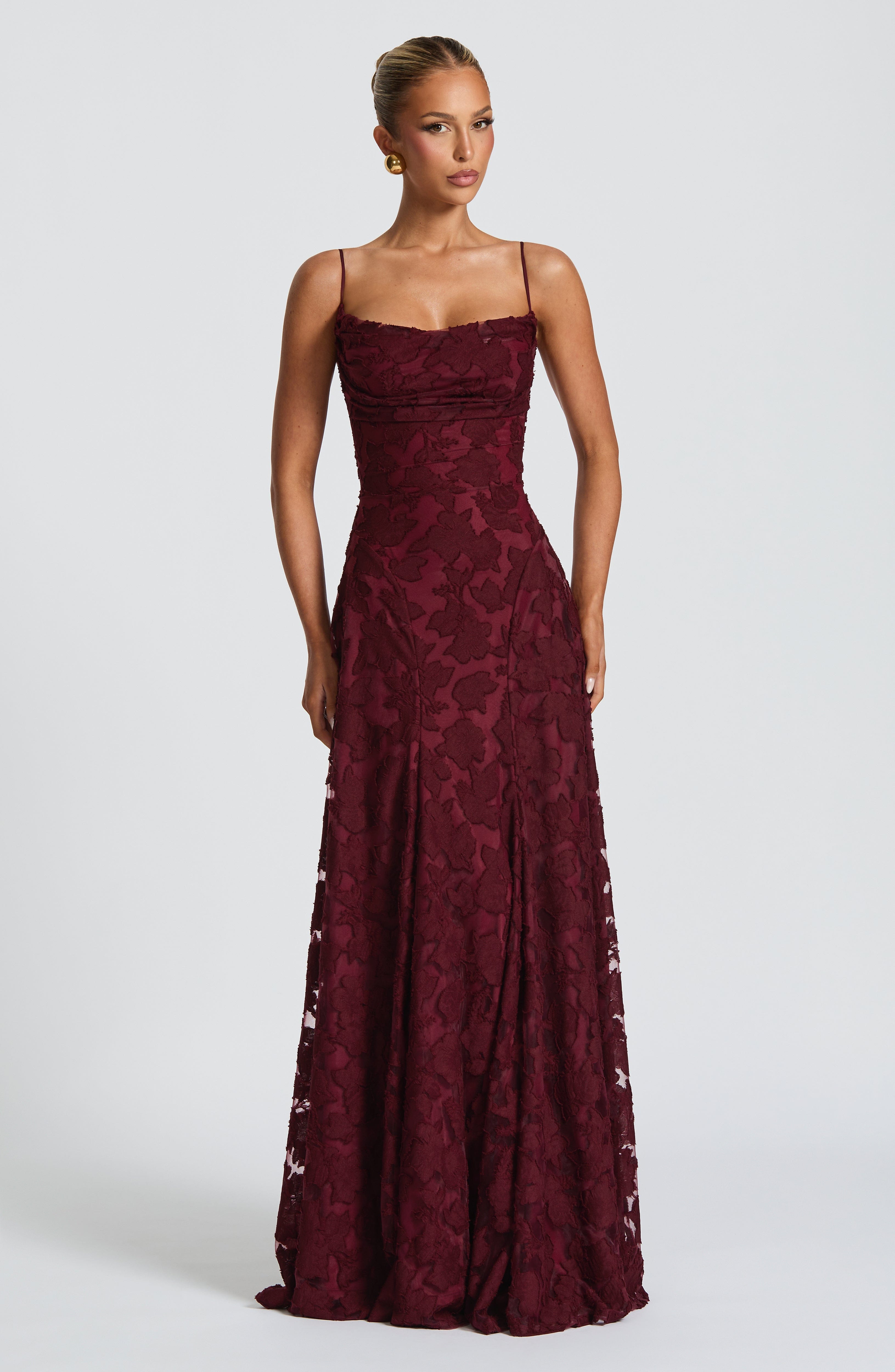 Valérinne Francis Burnout Maxi Dress