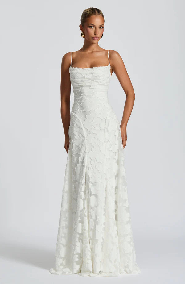 Valérinne Francis Burnout Maxi Dress