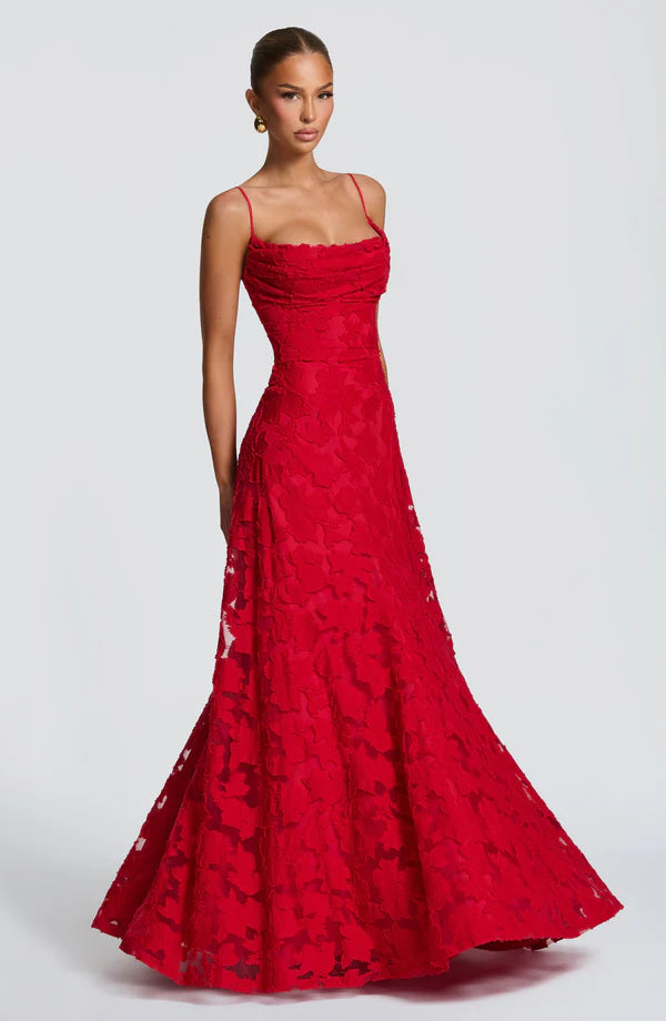 Valérinne Francis Burnout Maxi Dress