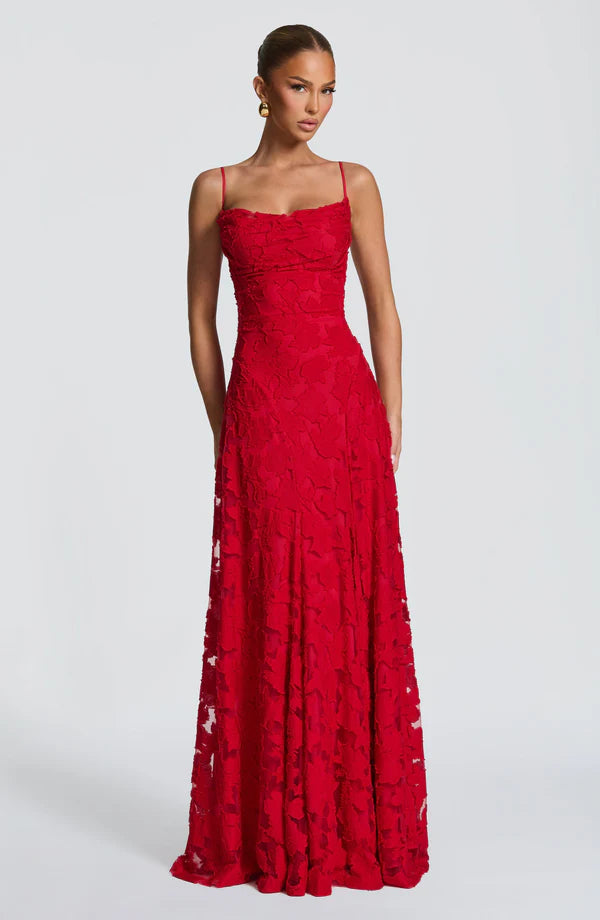 Valérinne Francis Burnout Maxi Dress