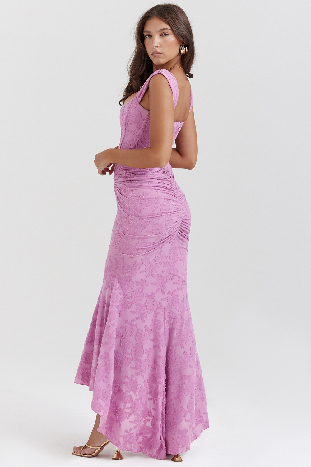 Valérinne Carisia Lace Midi Dress