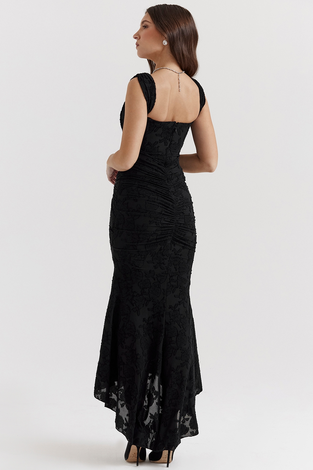 Valérinne Carisia Lace Midi Dress